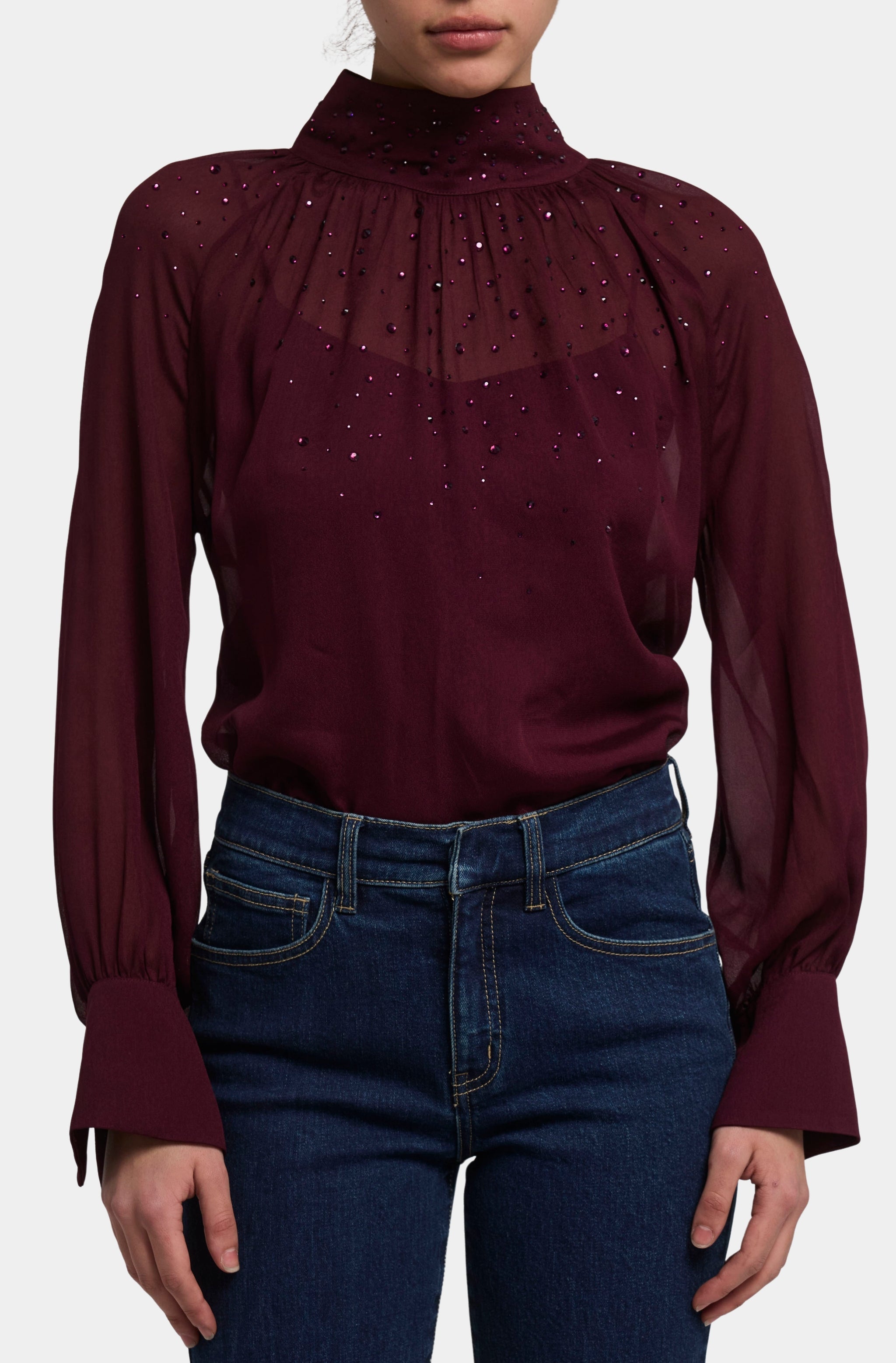 Apolina｜meera blouse almond APOLINA MEERA BLOUSE (almond) - SEN_TO_SENCE