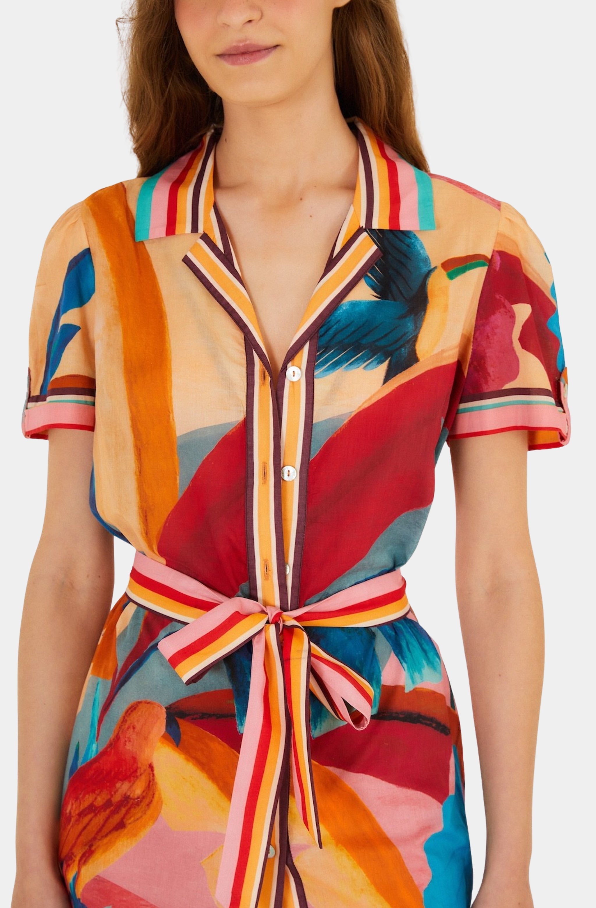 Atlantic Rain Forest Multicolored Mini Dress
