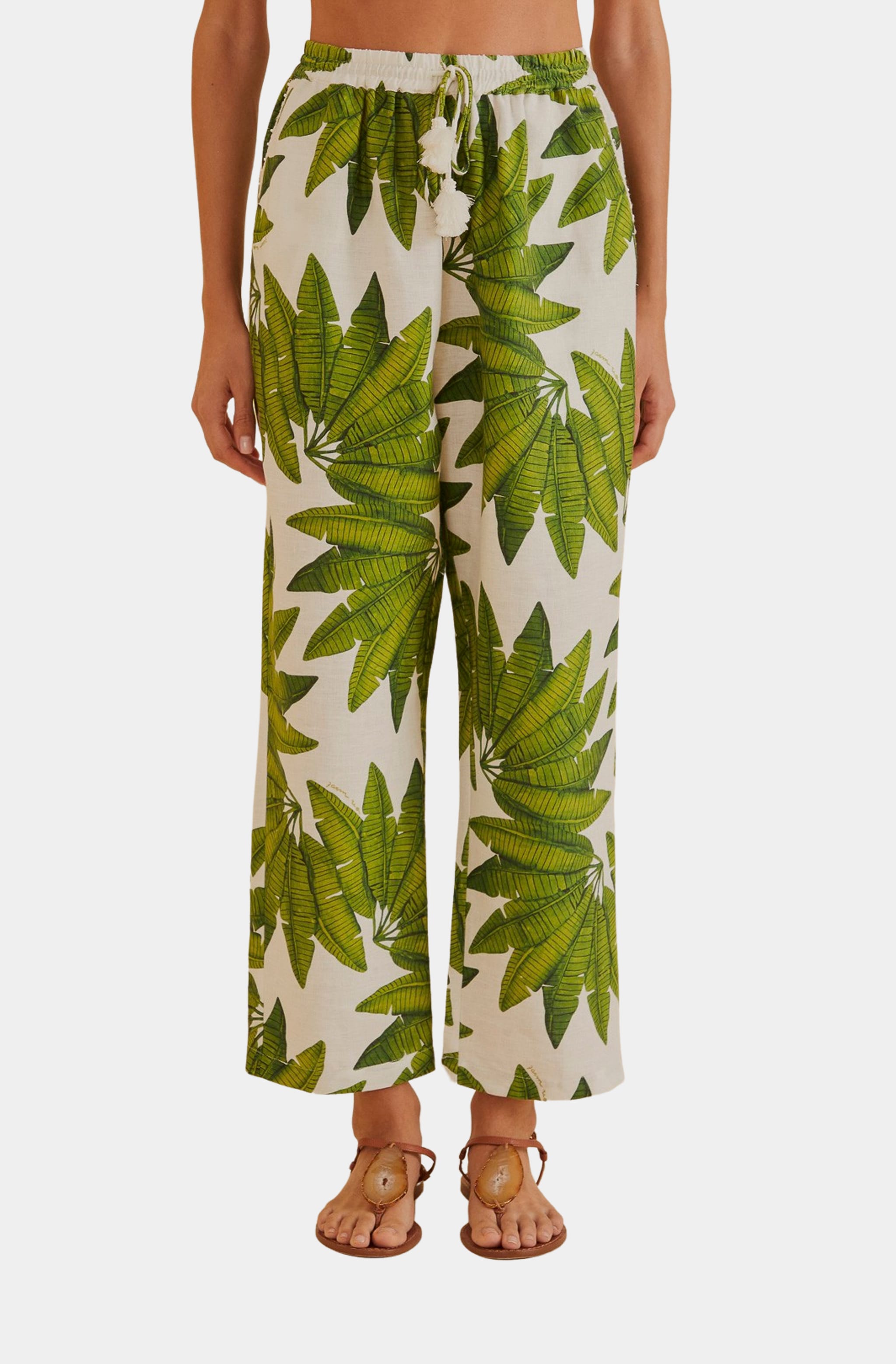 Palm Fan Pants