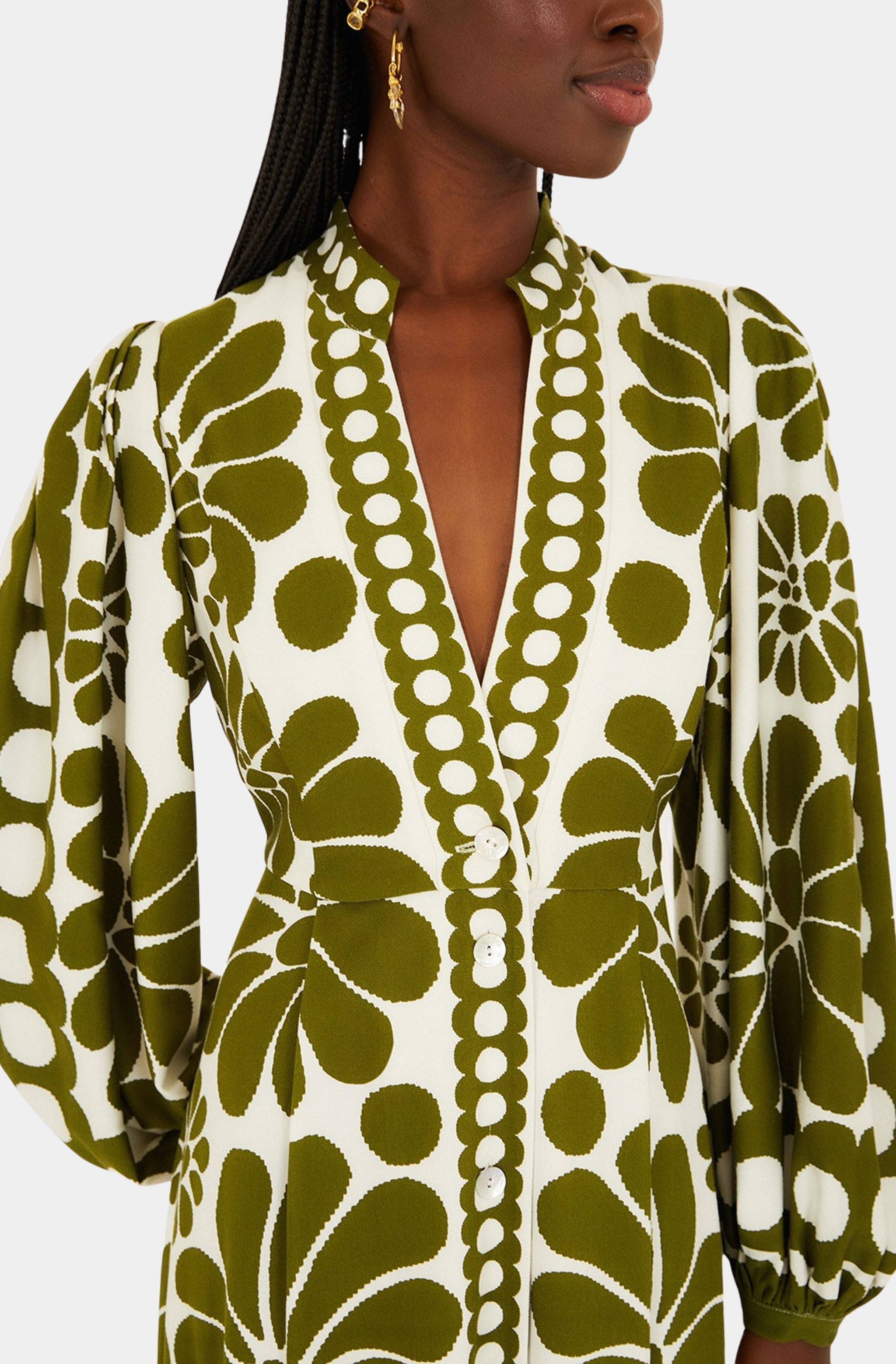 Palermo Green Maxi Dress