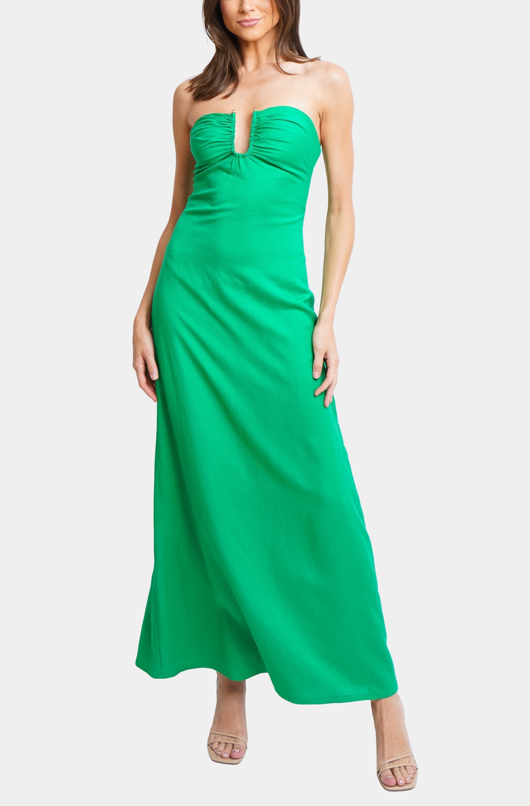 Martha Strapless Maxi Dress