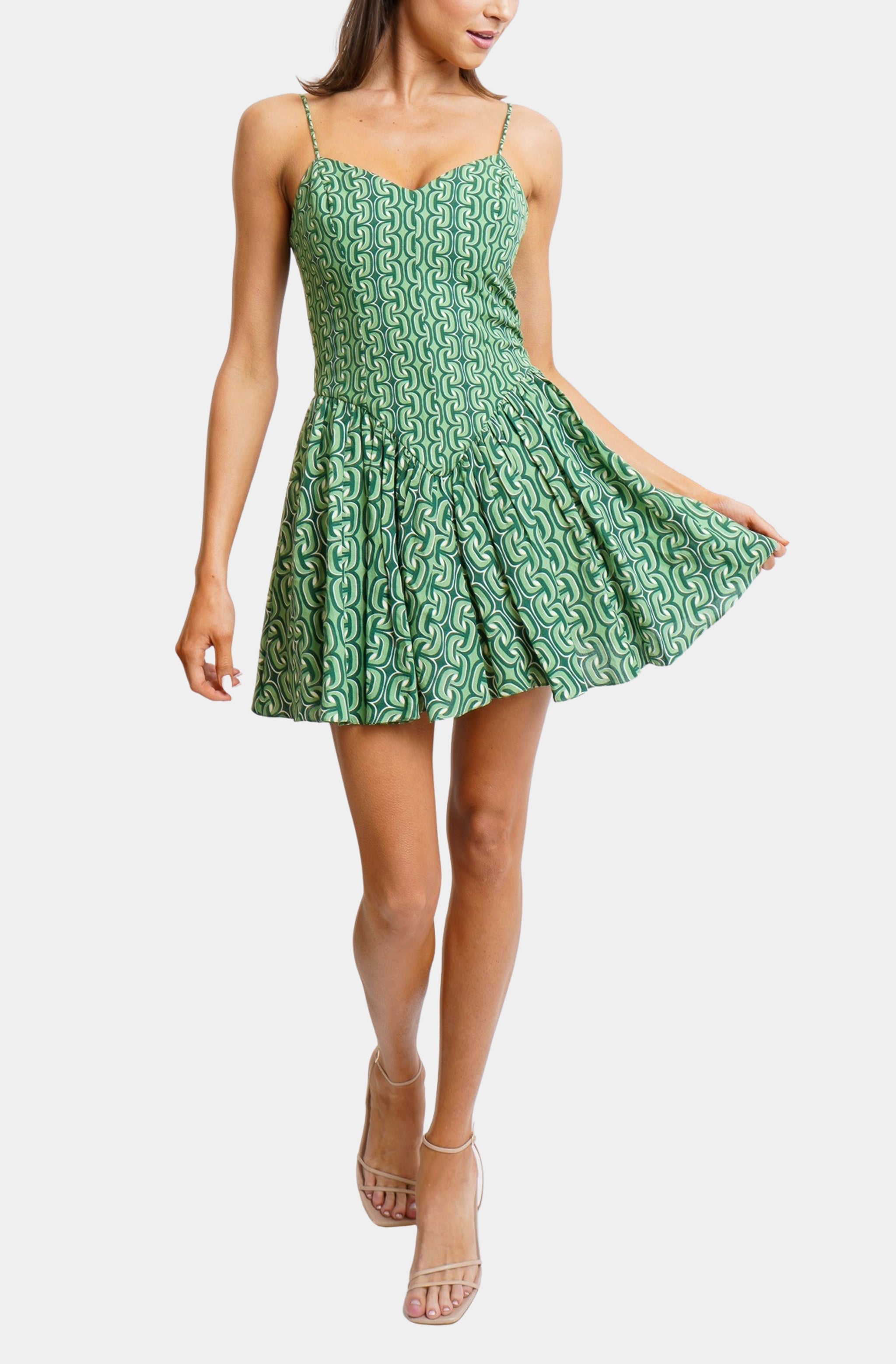 Hemline Exclusive Corset Mini Dress