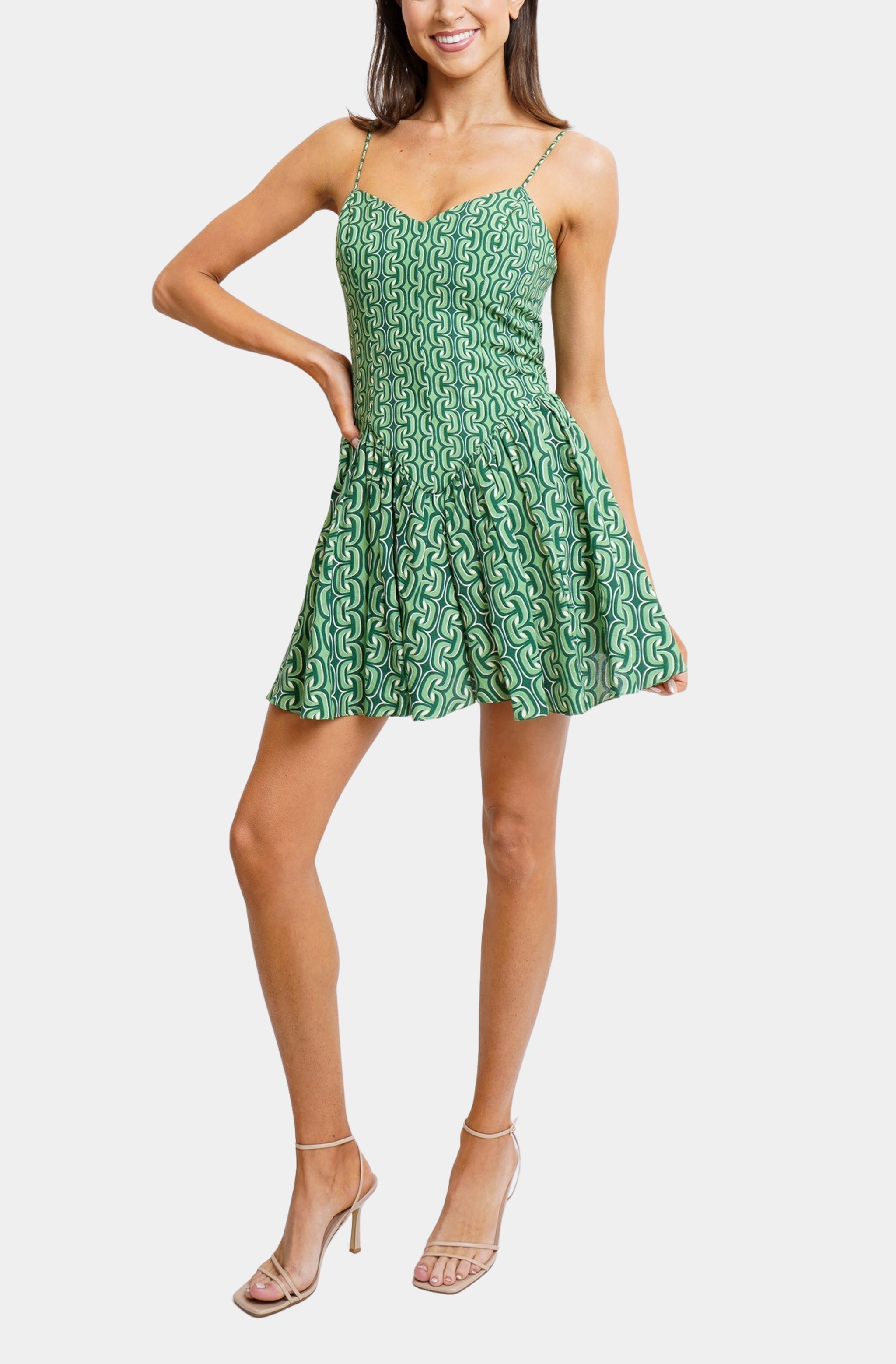 Hemline Exclusive Corset Mini Dress