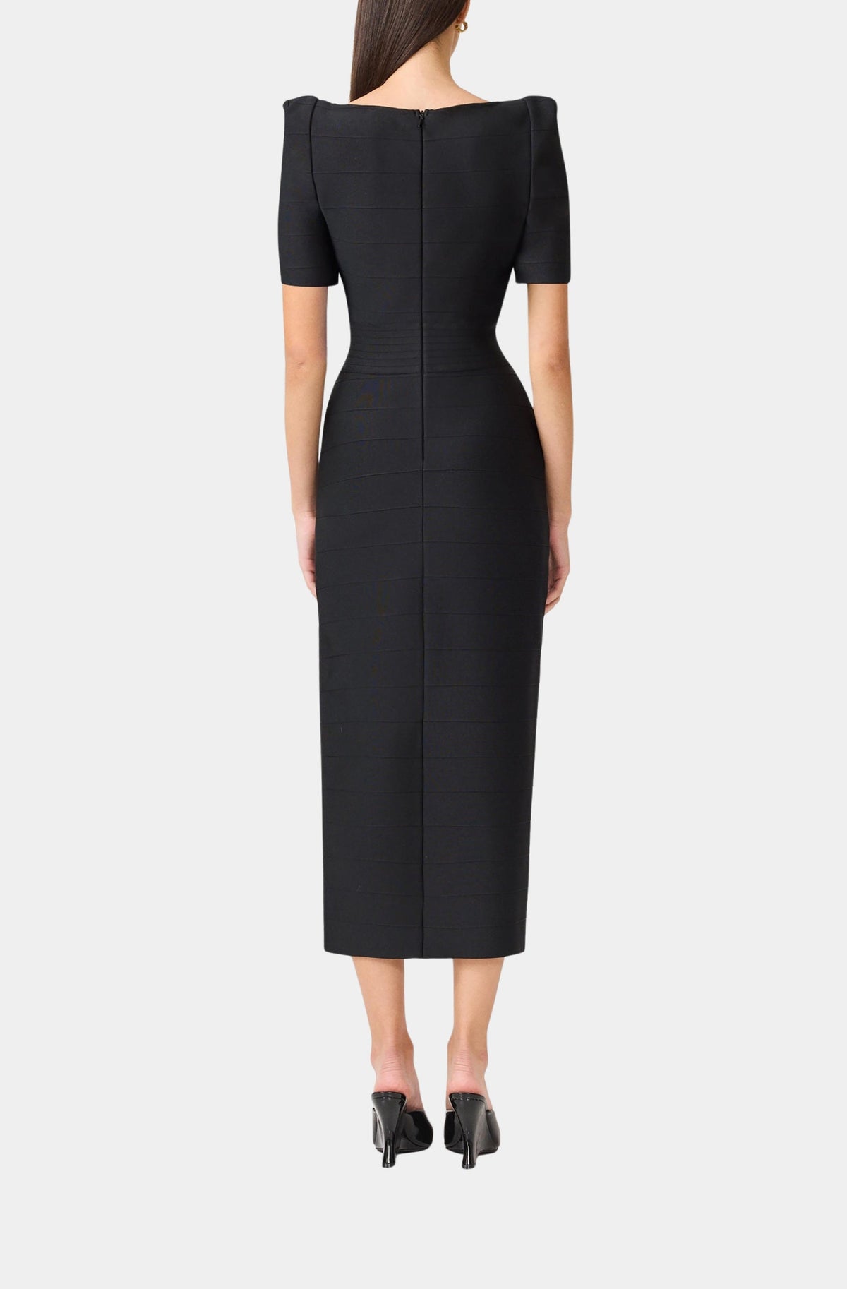 Ninette Square Neck Column Maxi Dress