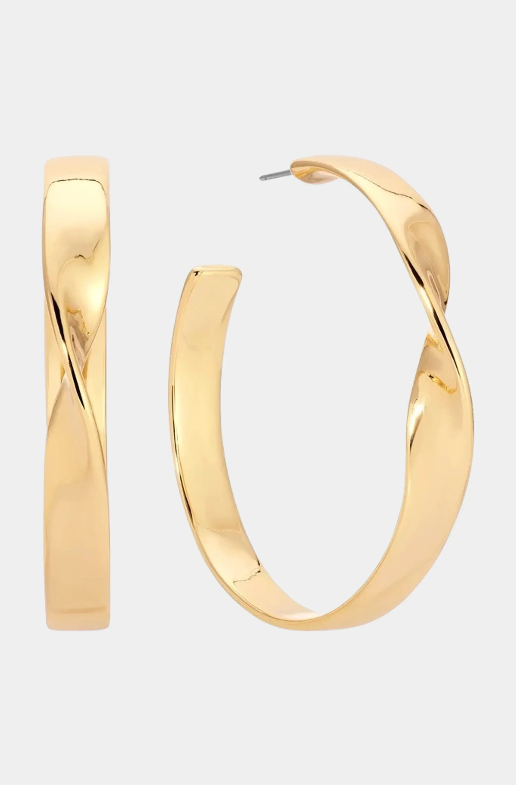 Heirloom Twist Large Hoop Earring