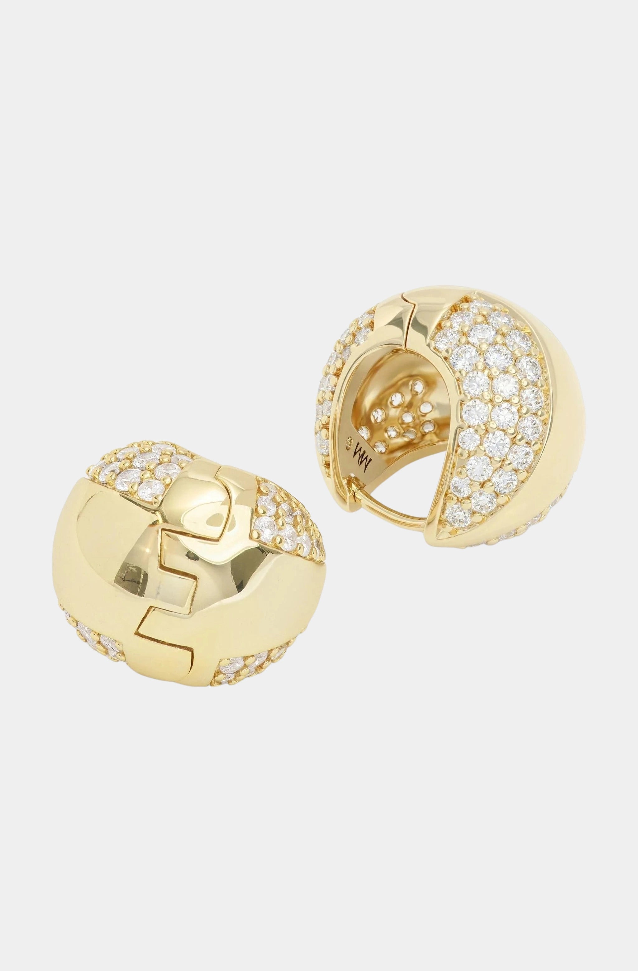 Norah Split Pavé Earrings