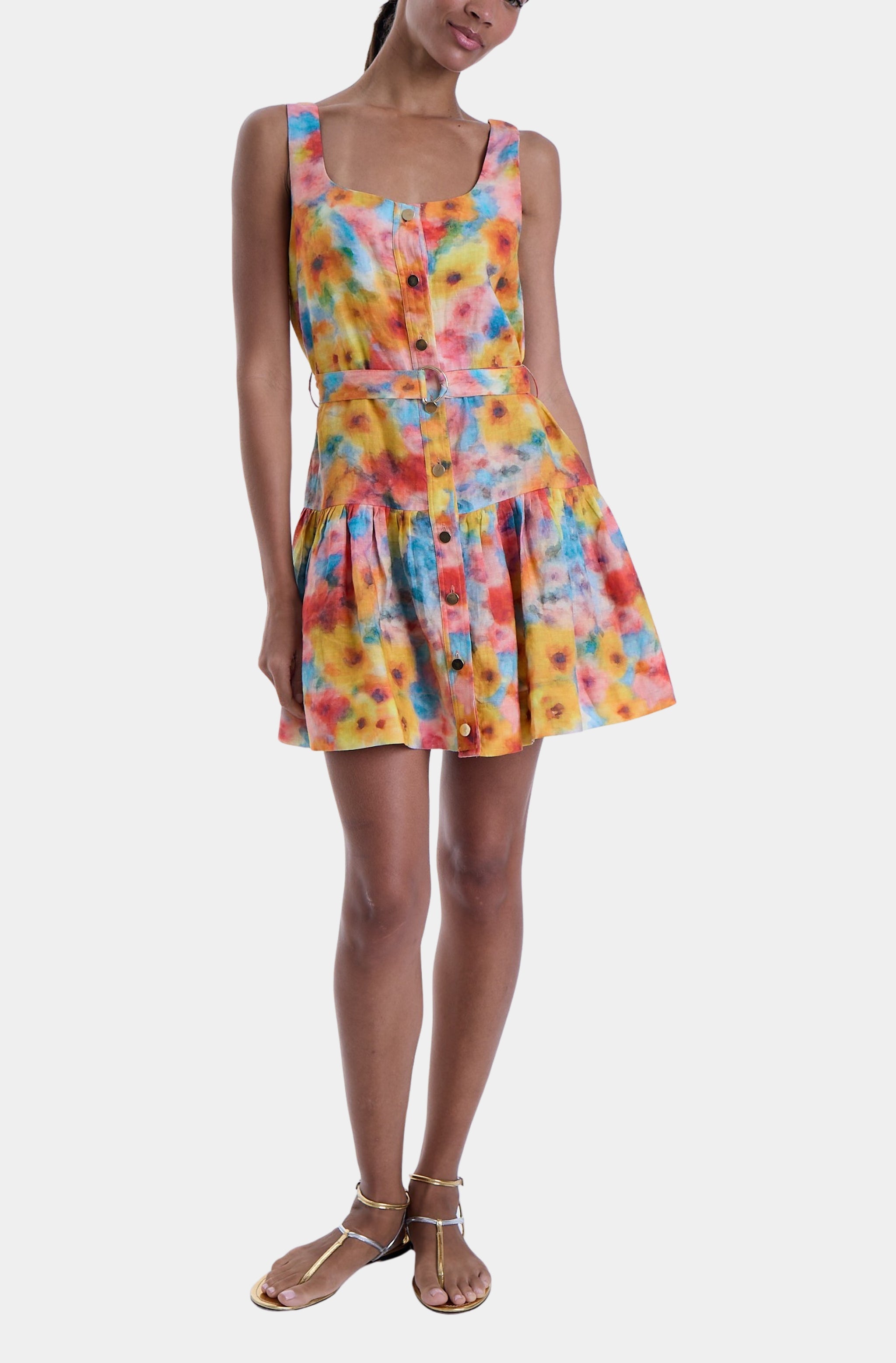 June Print Mini Dress