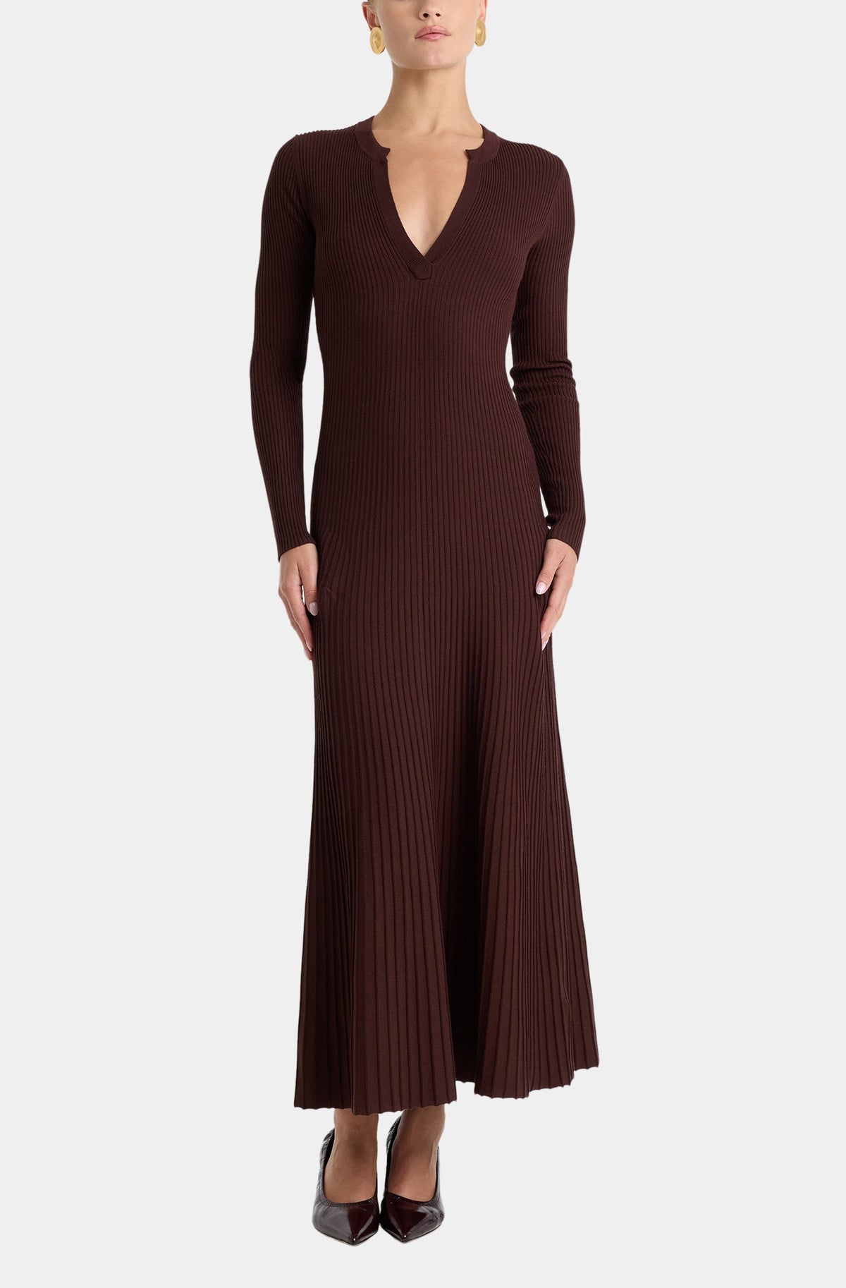 Hattie Knit Midi Dress
