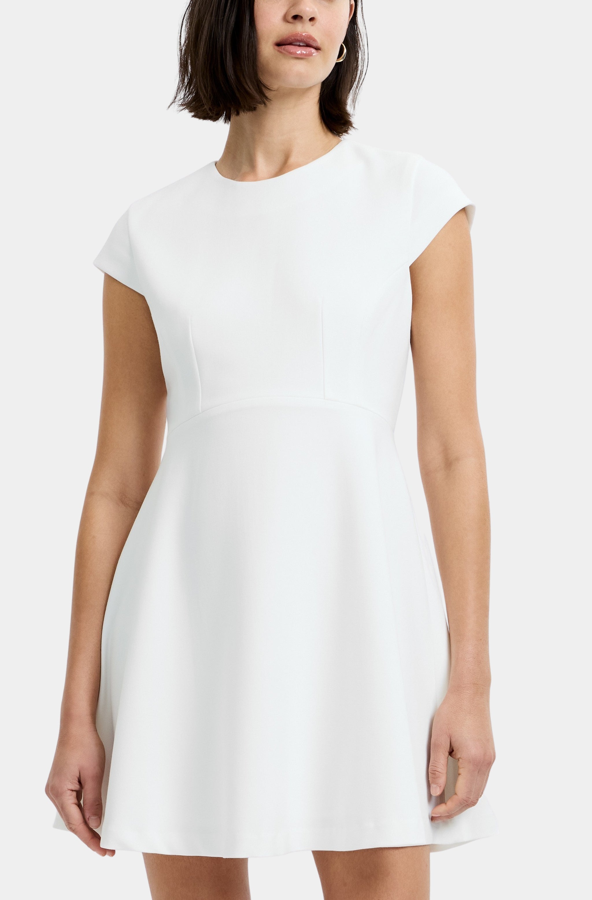 Whisper Cap Sleeve Mini Dress