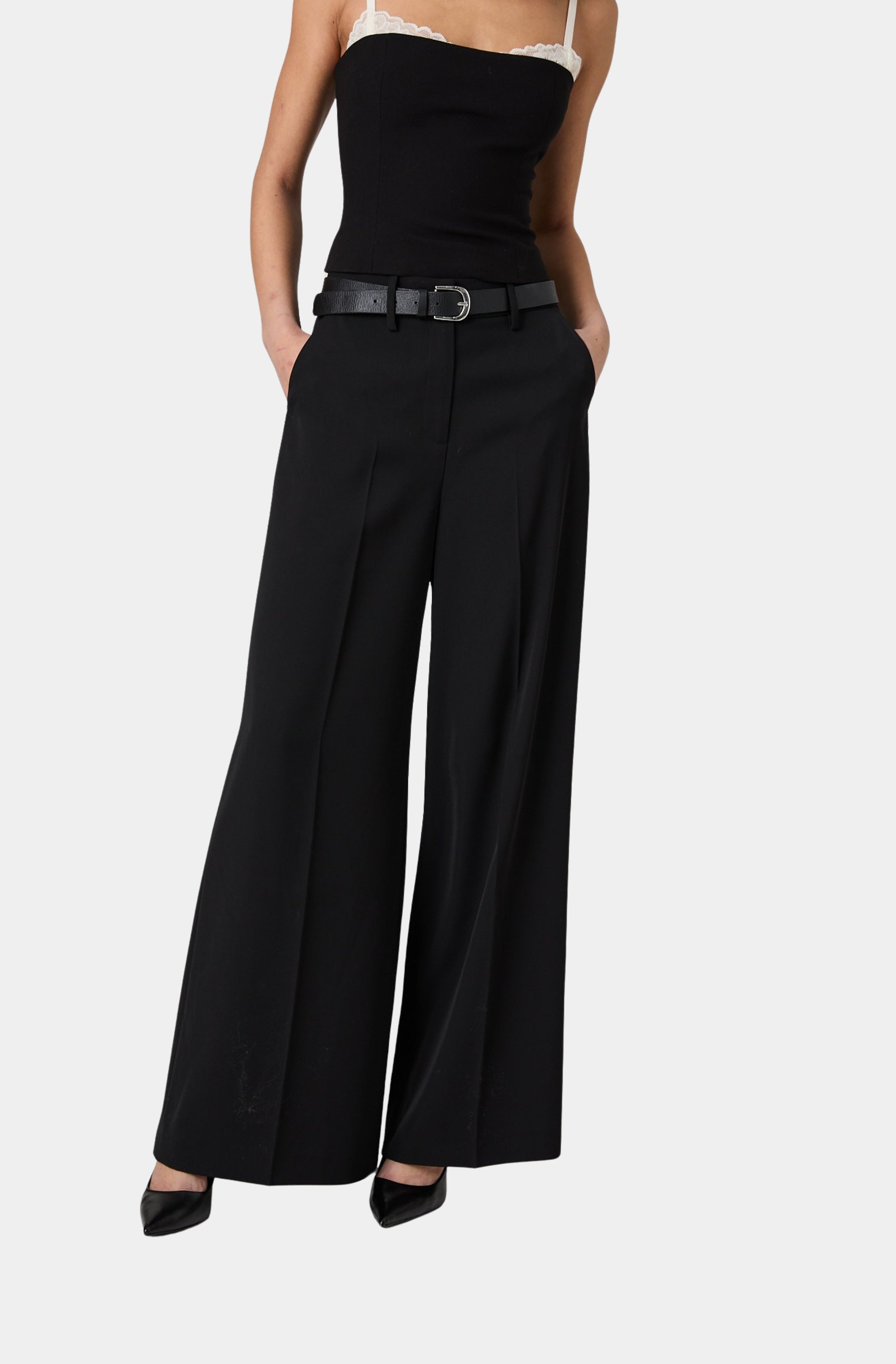 Harry High Waisted Wide Leg Trouser