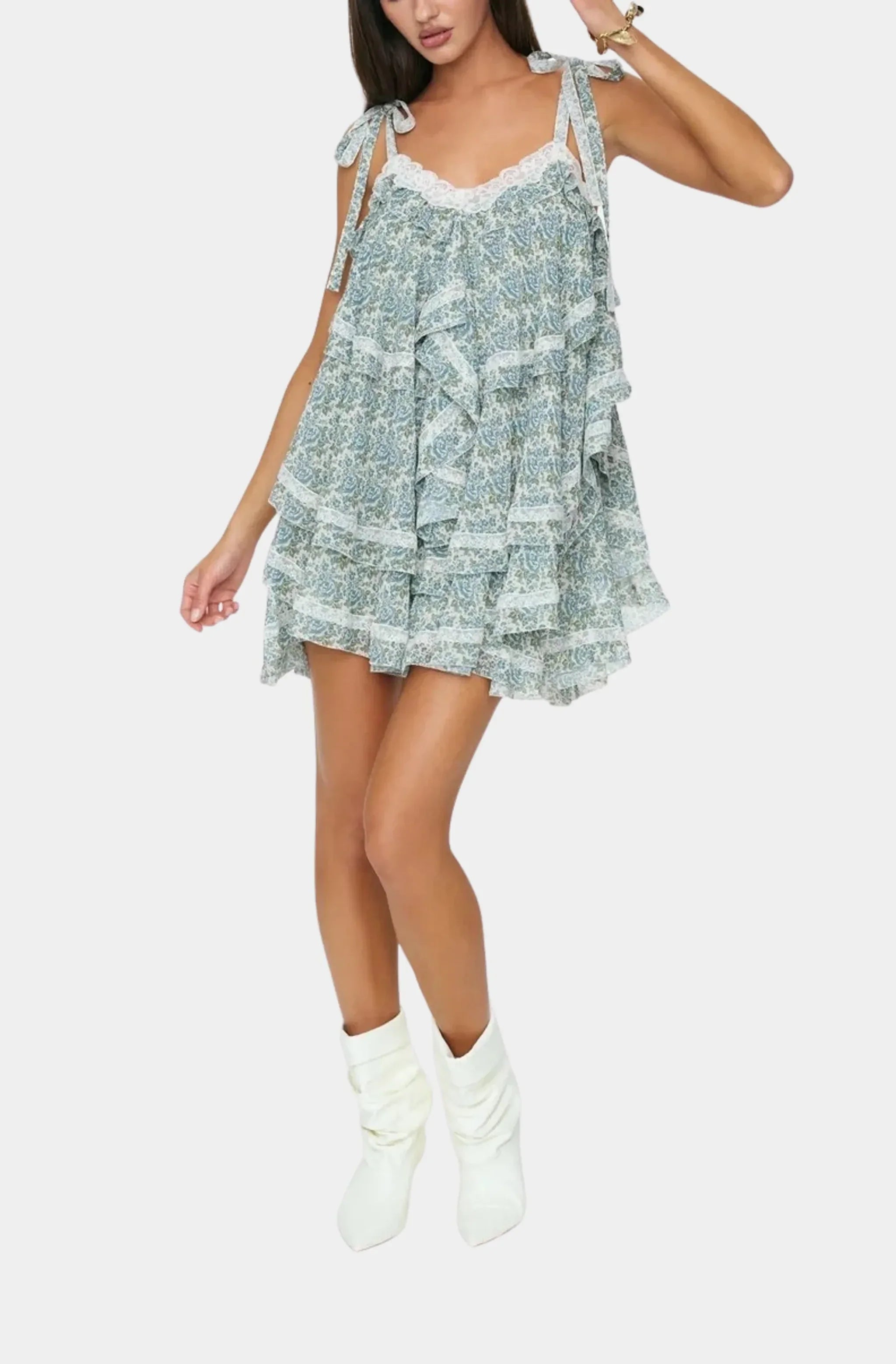 Juniper Ruffle Mini Dress