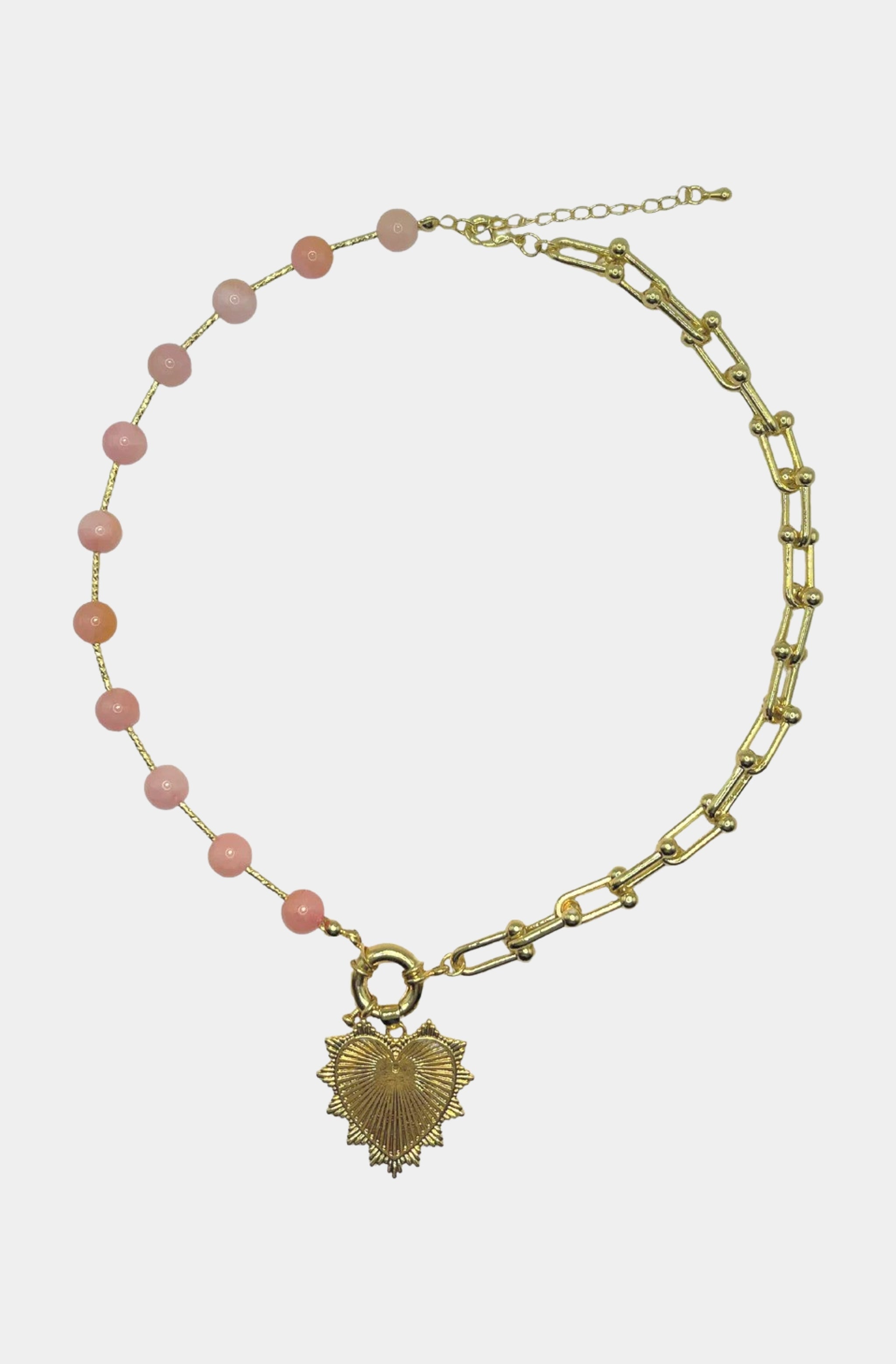 Intricate Heart Charm Necklace