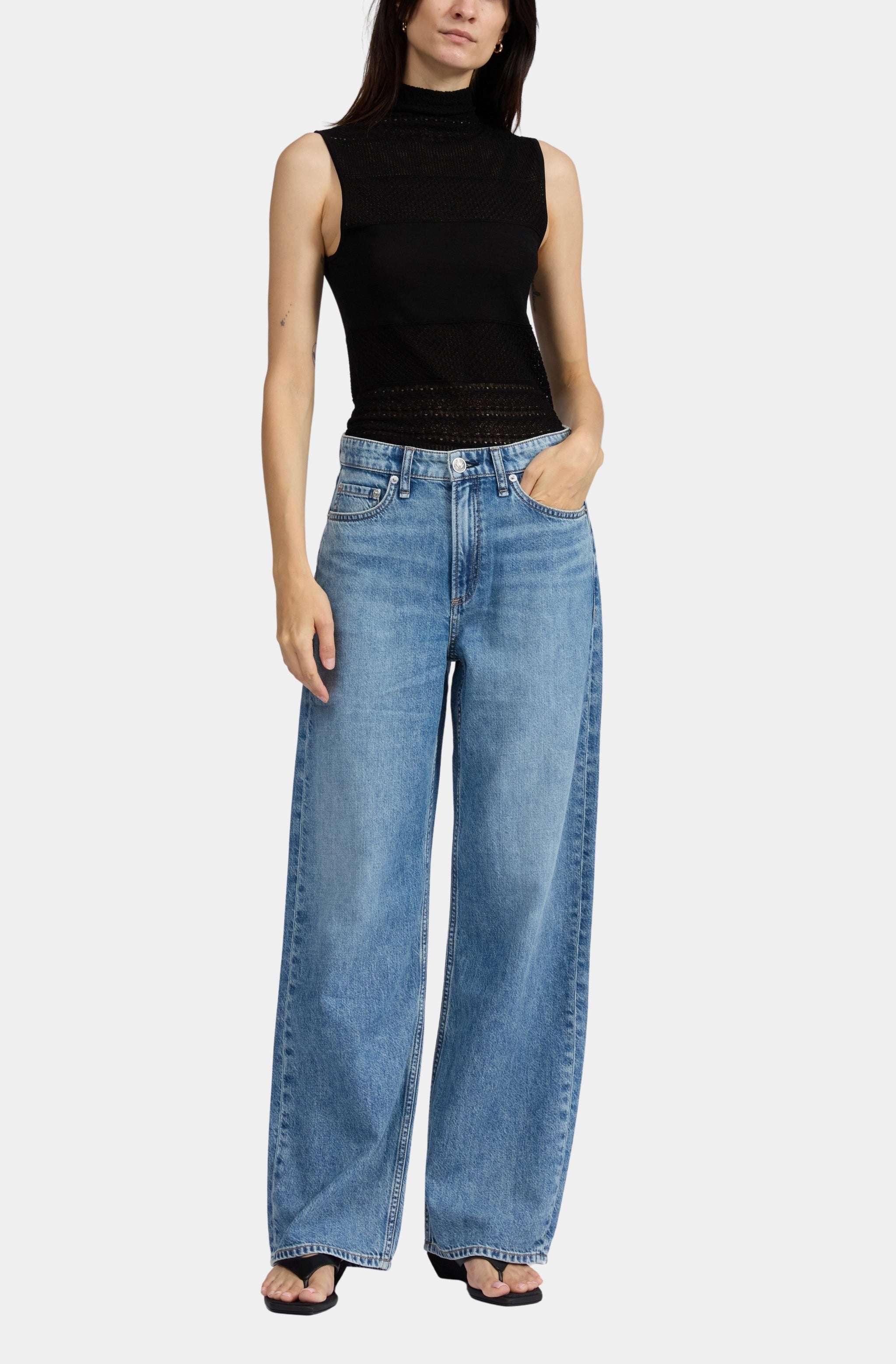 Featherweight Logan Wide-Leg Jean