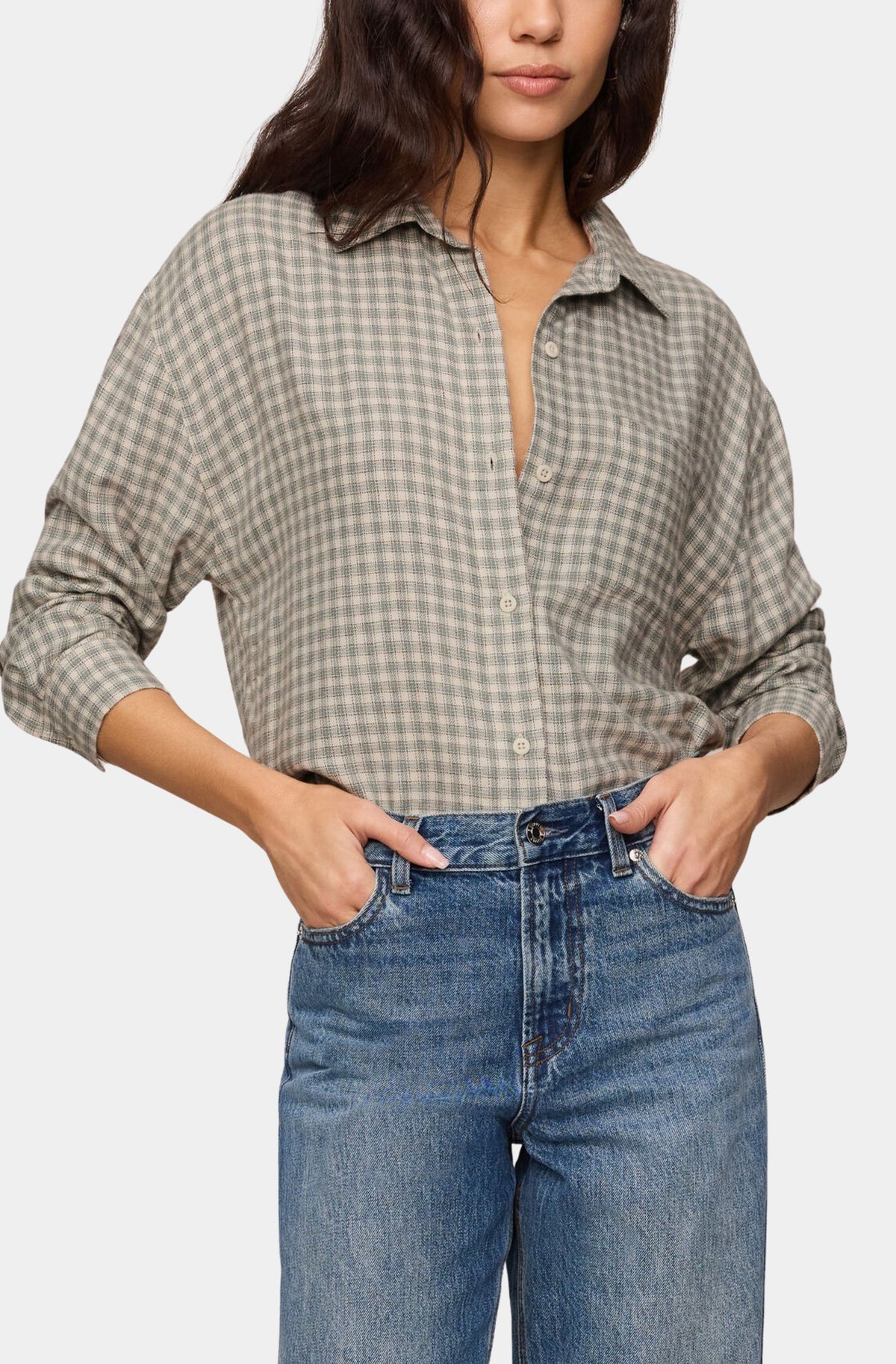 River Plaid Button Up