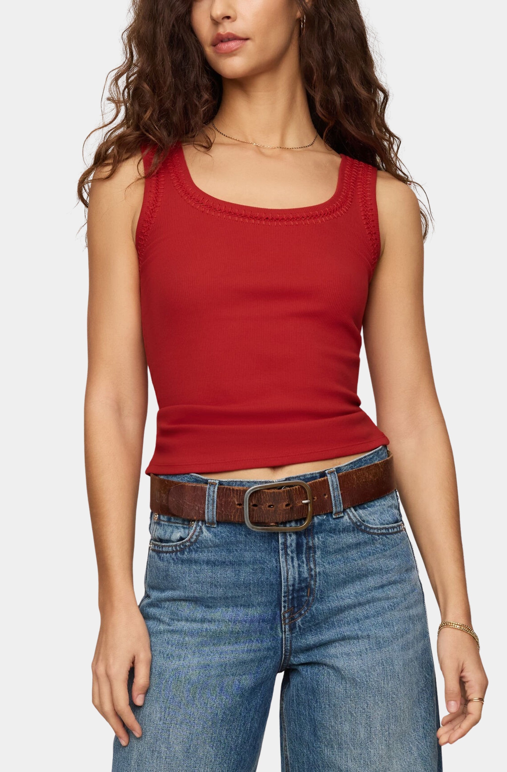 Larkin Embroidered Tank