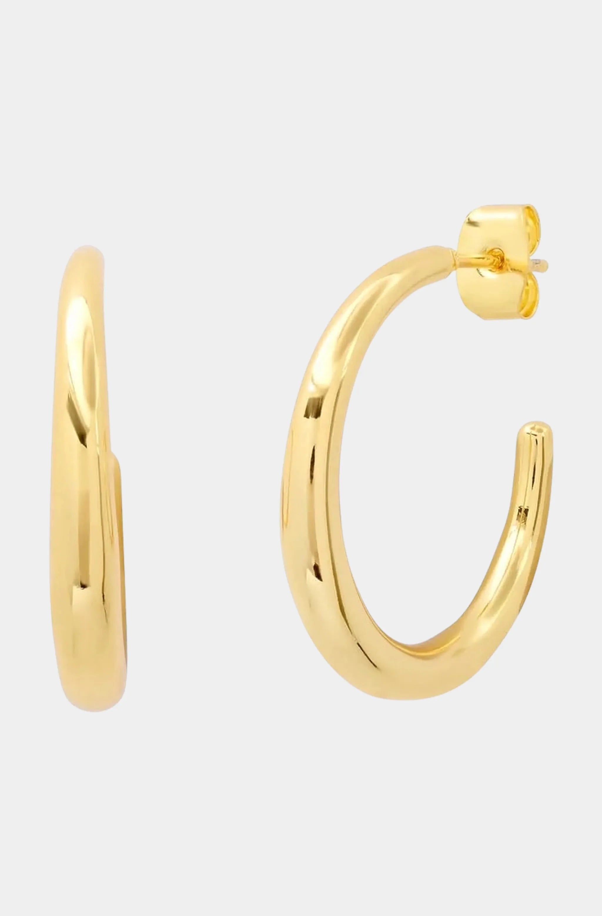 Thin To Thick Gold Hoops