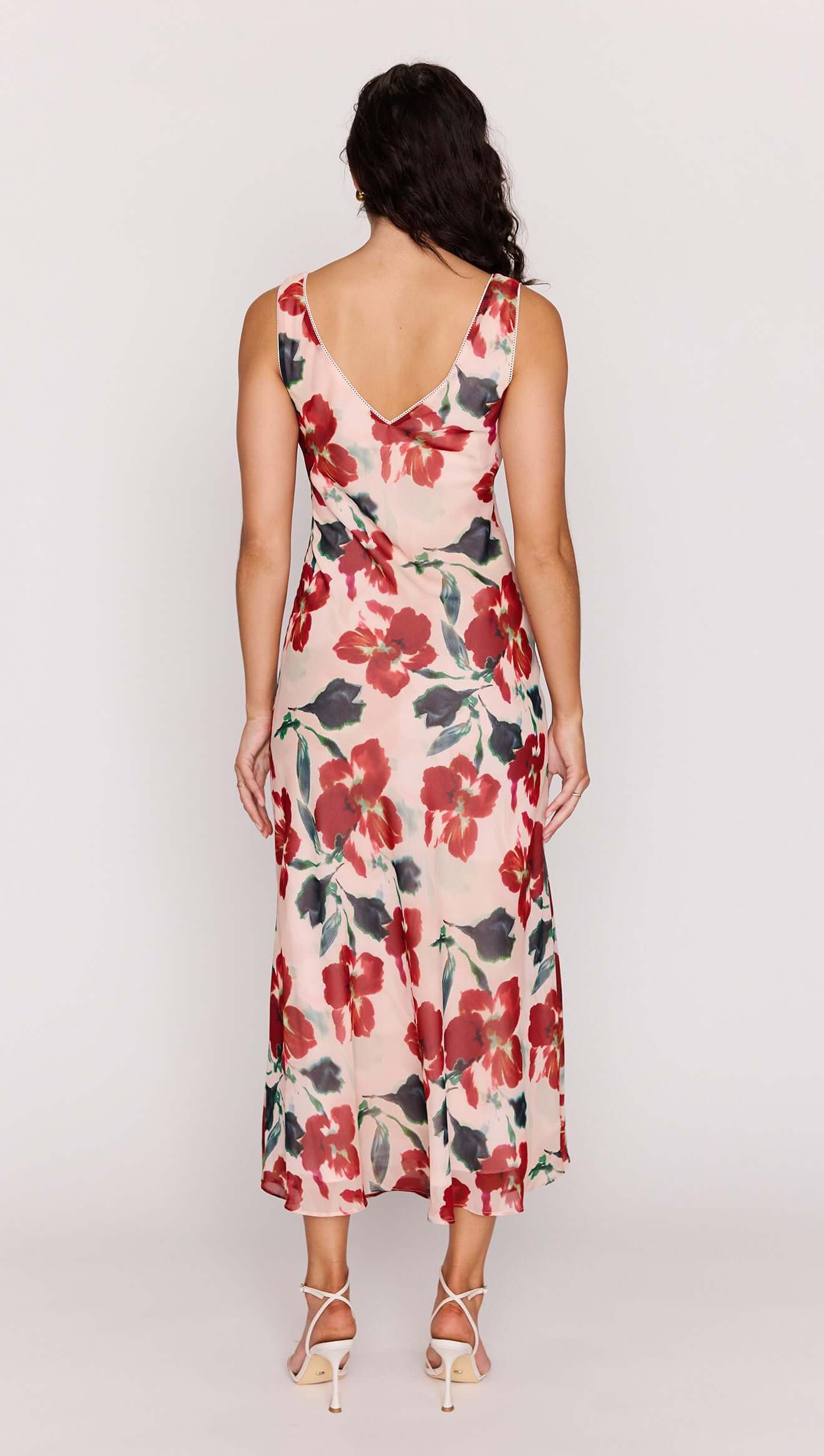 Arabella Bias Midi Dress
