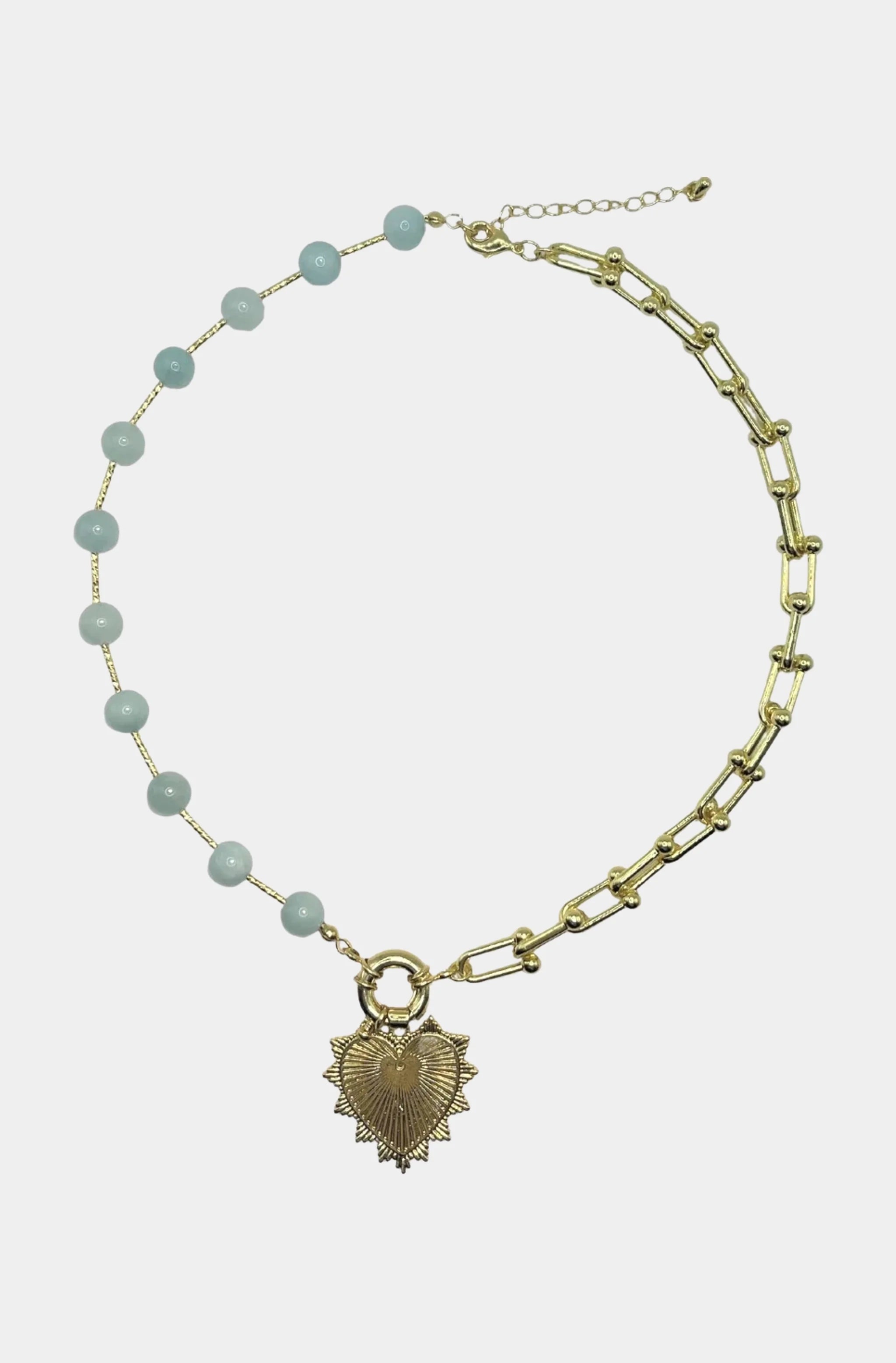Intricate Heart Charm Necklace