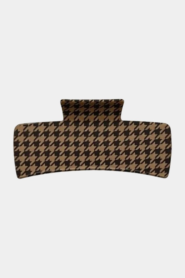 Ciela houndstooth hair claw clip, representative color from the assorted style