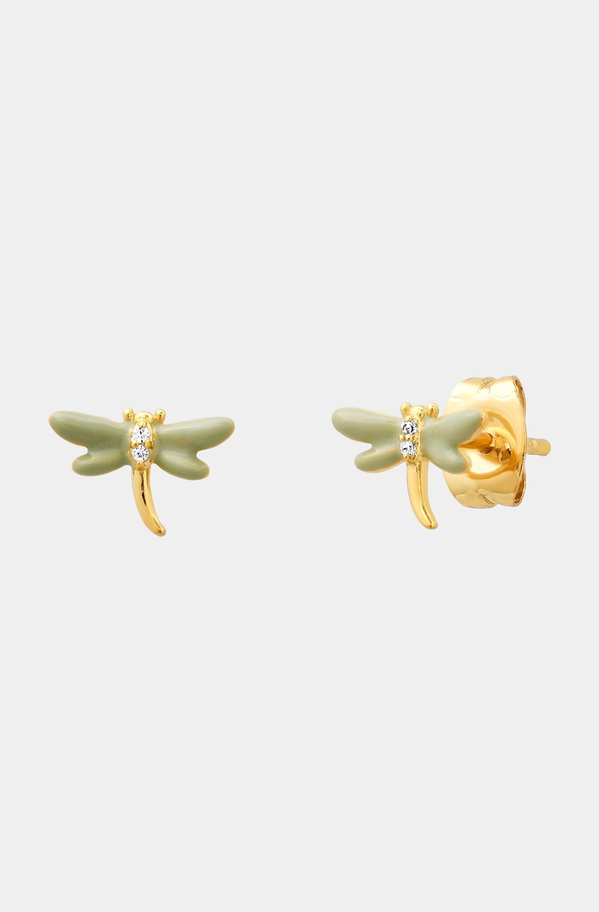 Enamel Dragonfly Studs