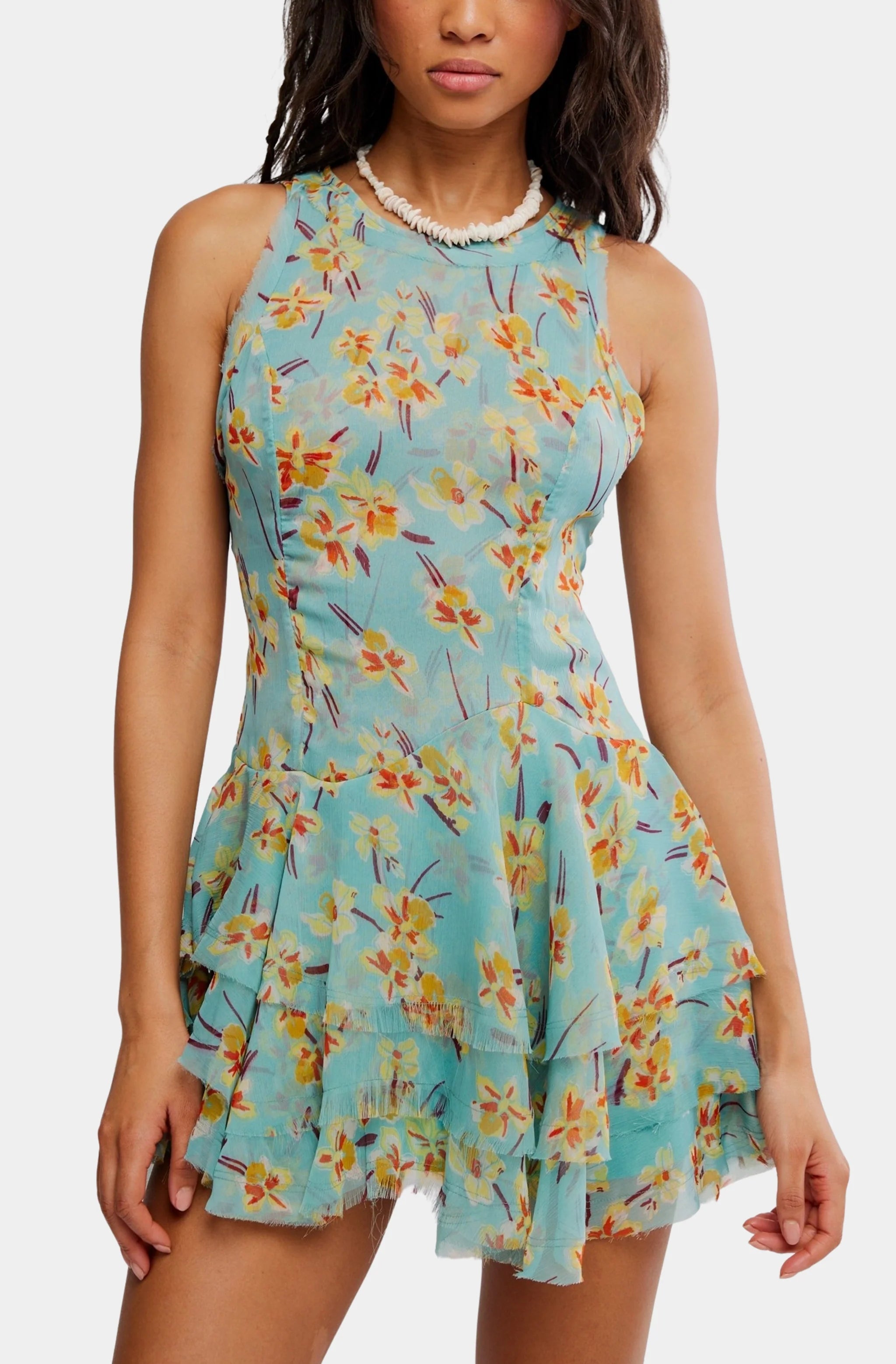 Raven Printed Mini Dress