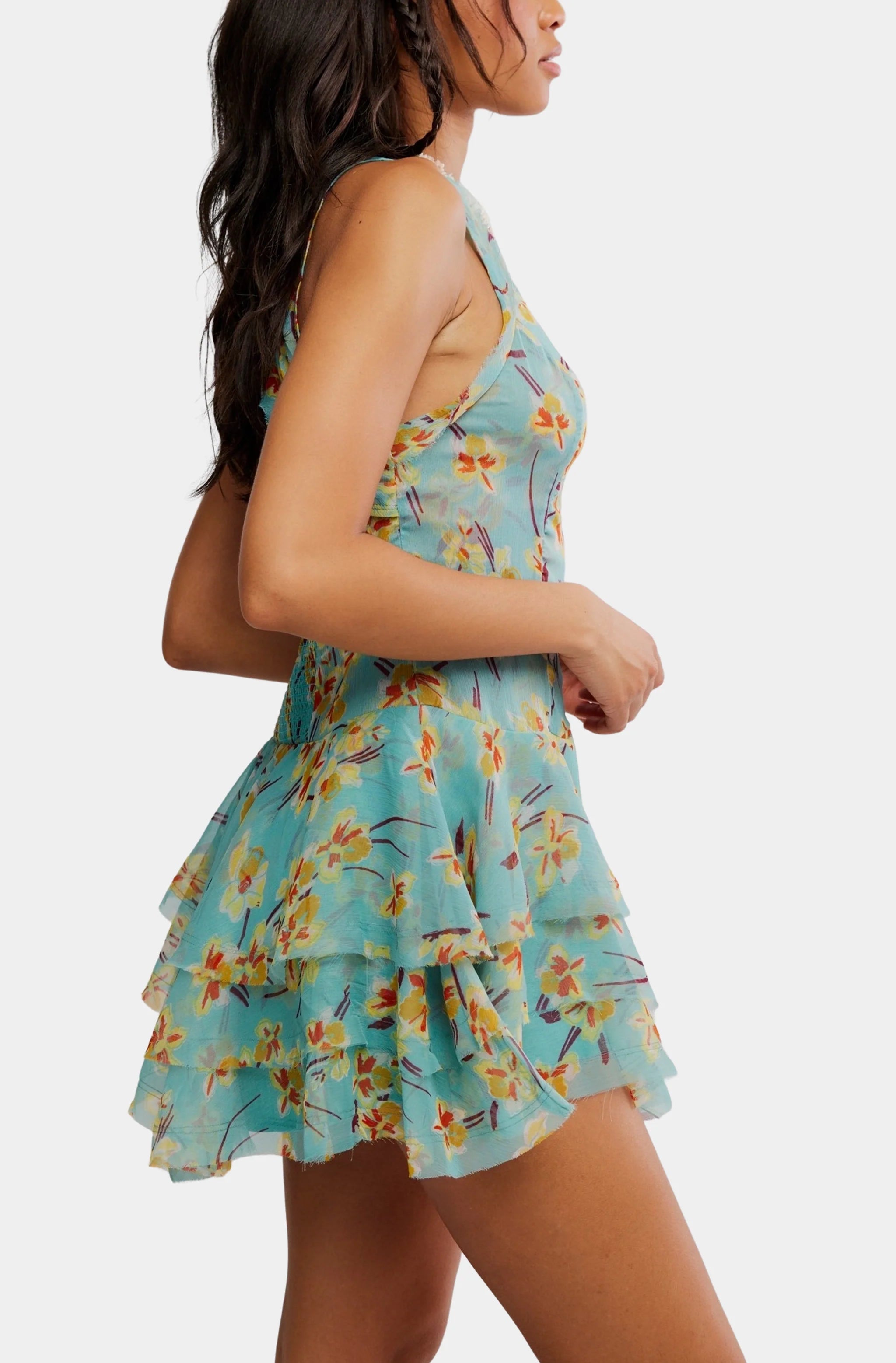 Raven Printed Mini Dress