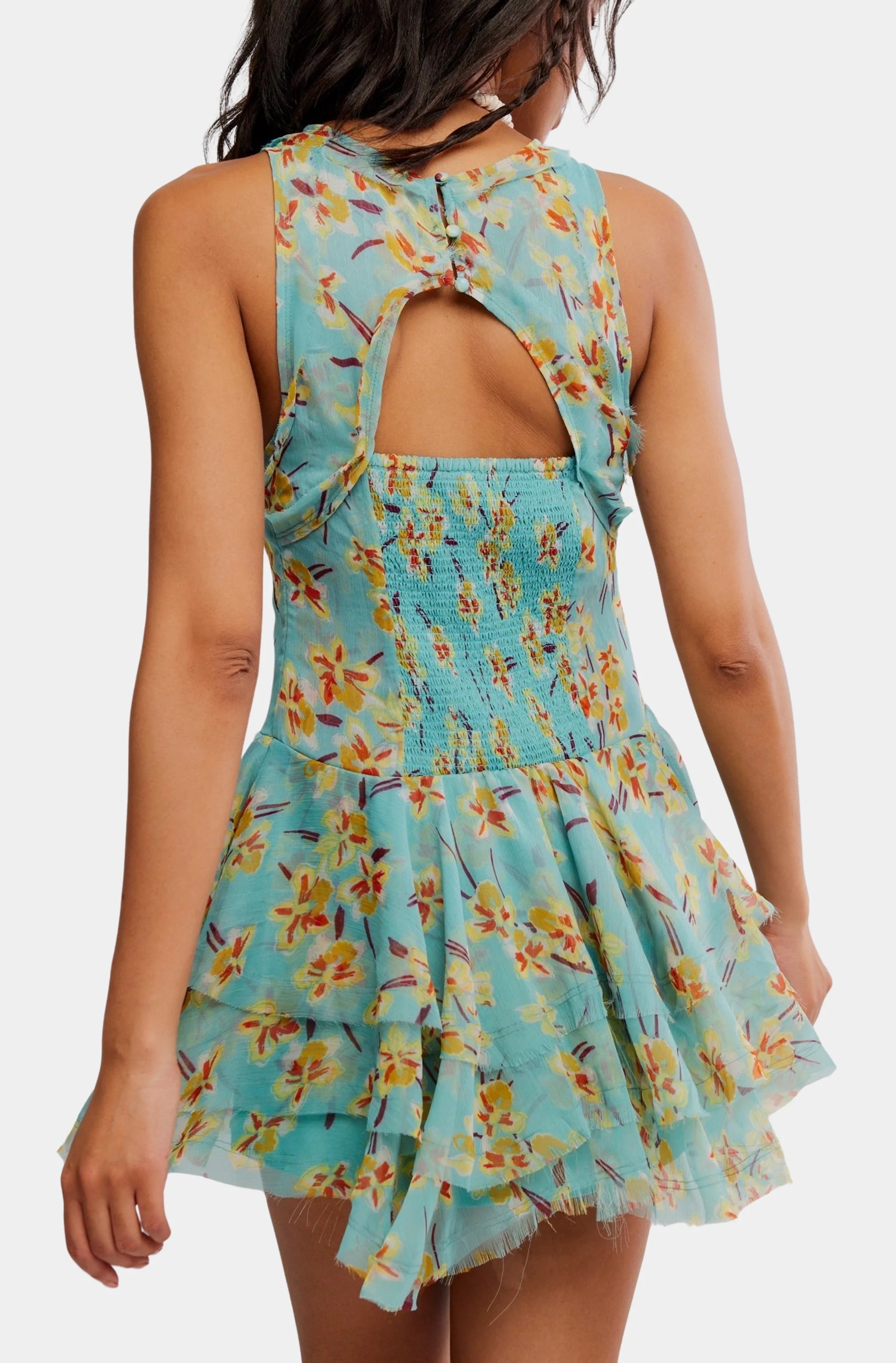 Raven Printed Mini Dress
