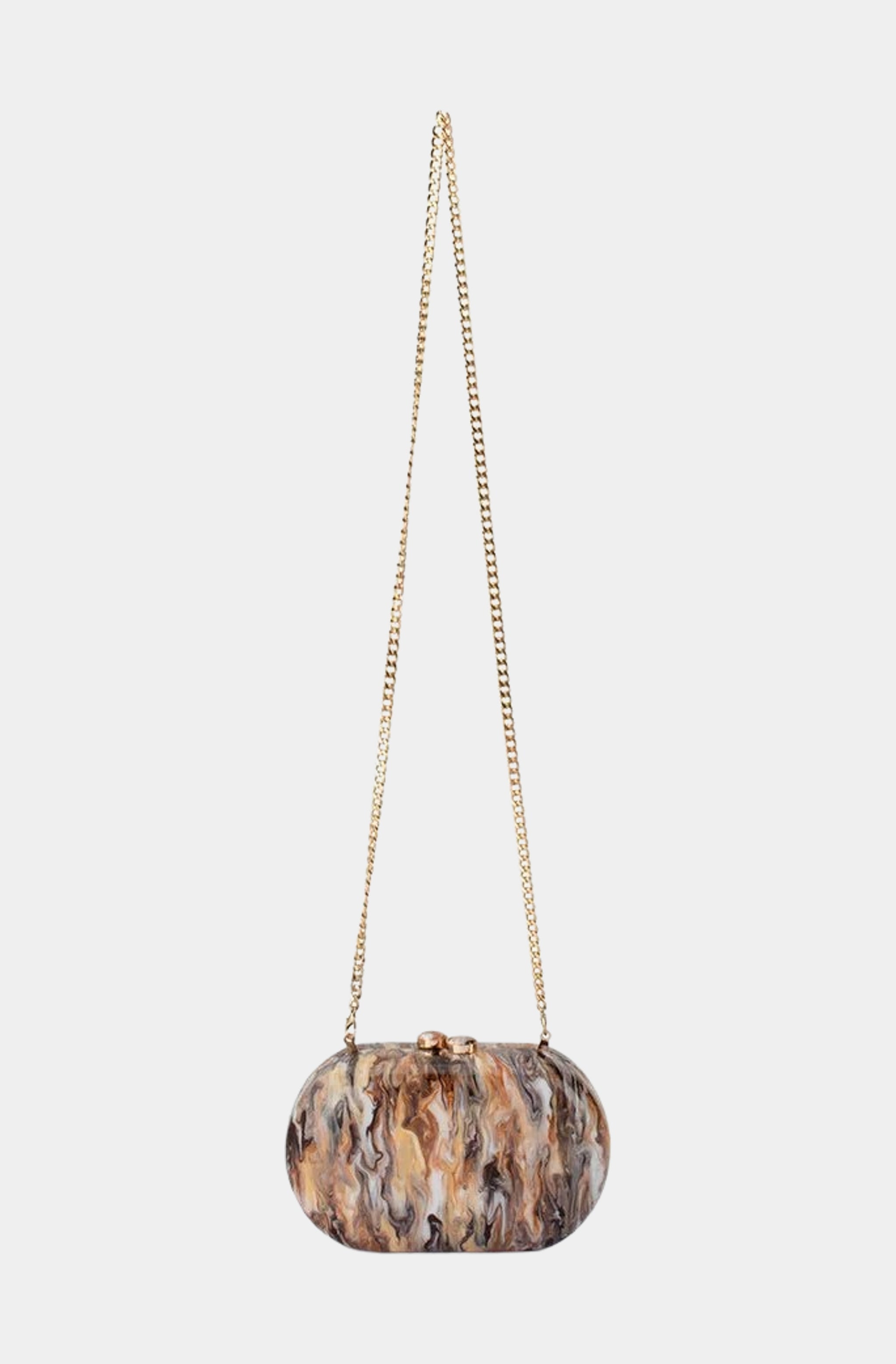 Maeve Marble Clutch