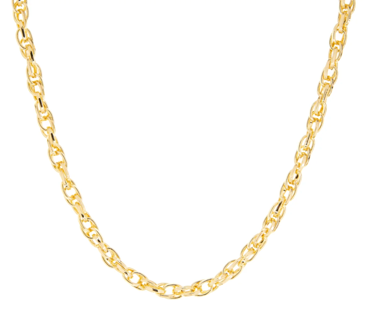 Double Oval Link Chain Necklace