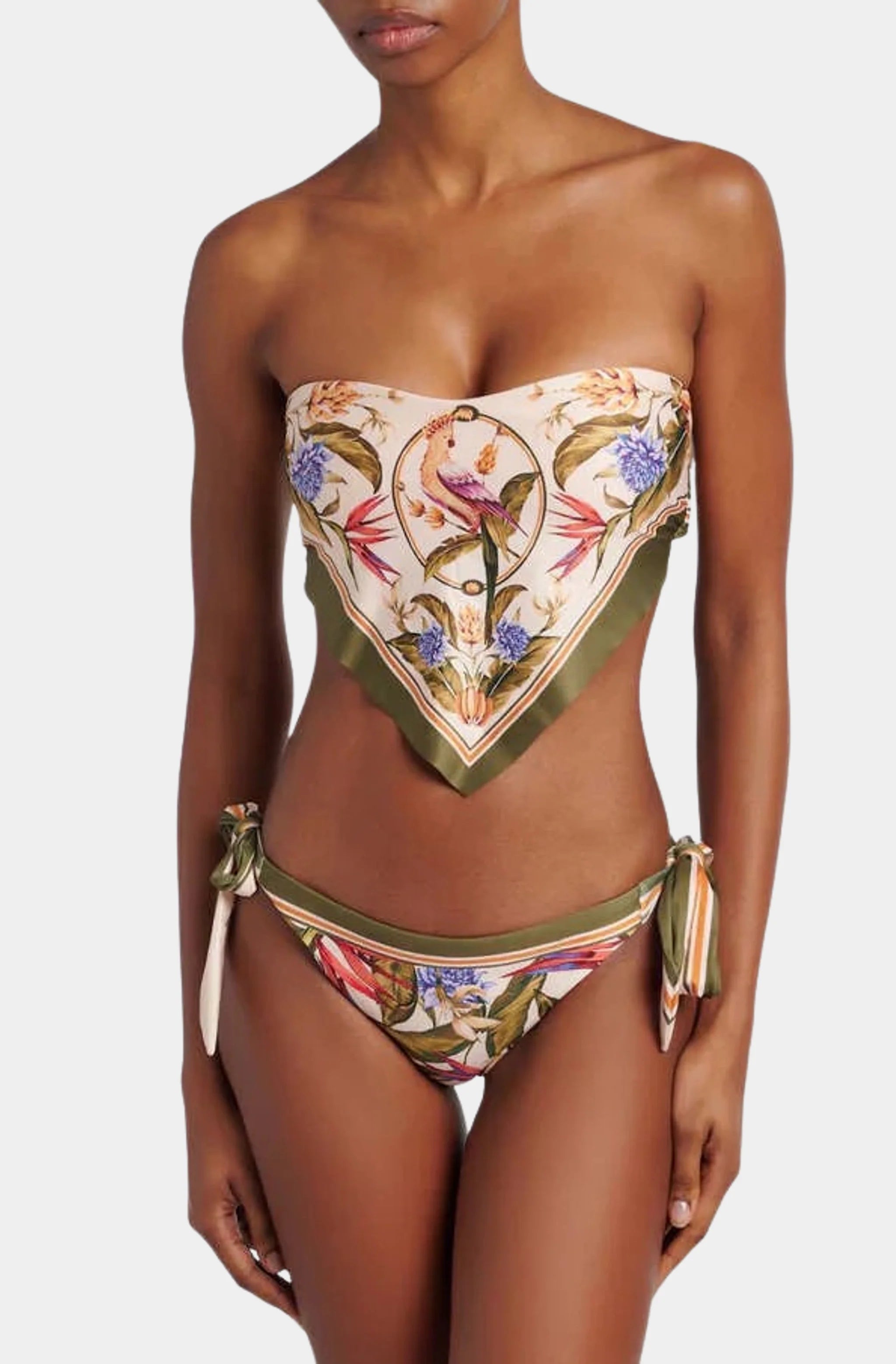 Strilitzia Light Blush Cropped Bikini Top