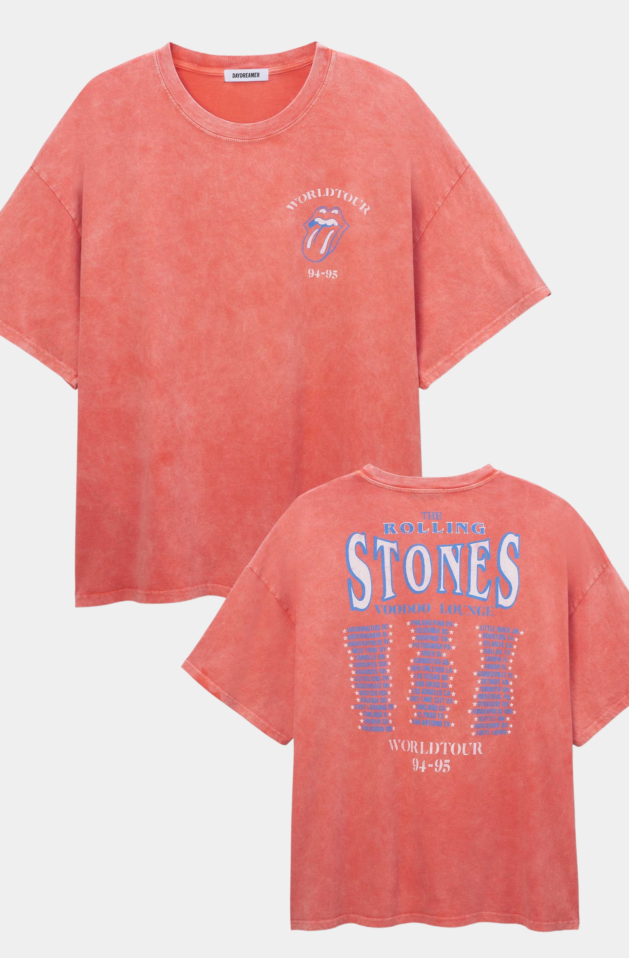 Rolling Stones World Tour 94-95 One Size Tee