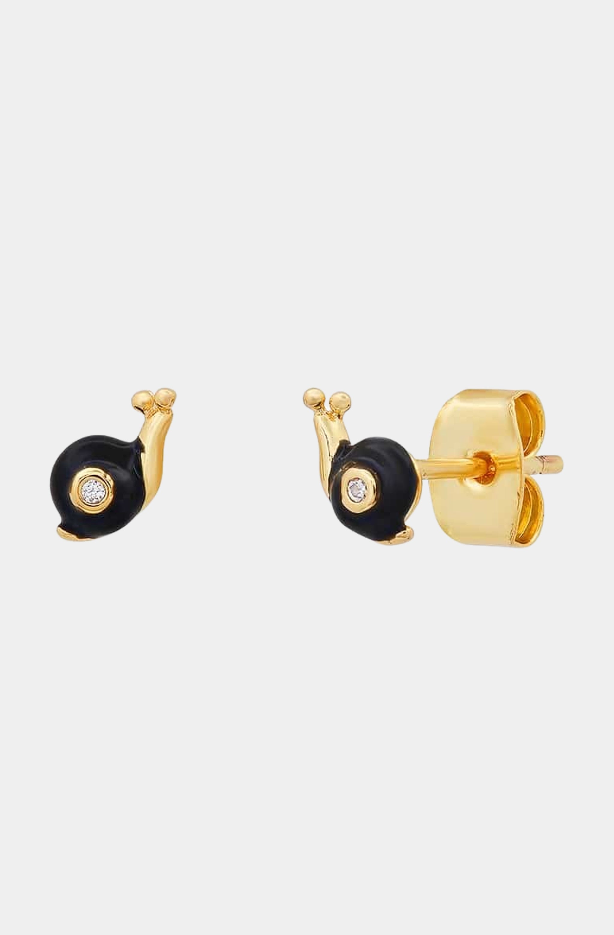 Enamel Snail Studs