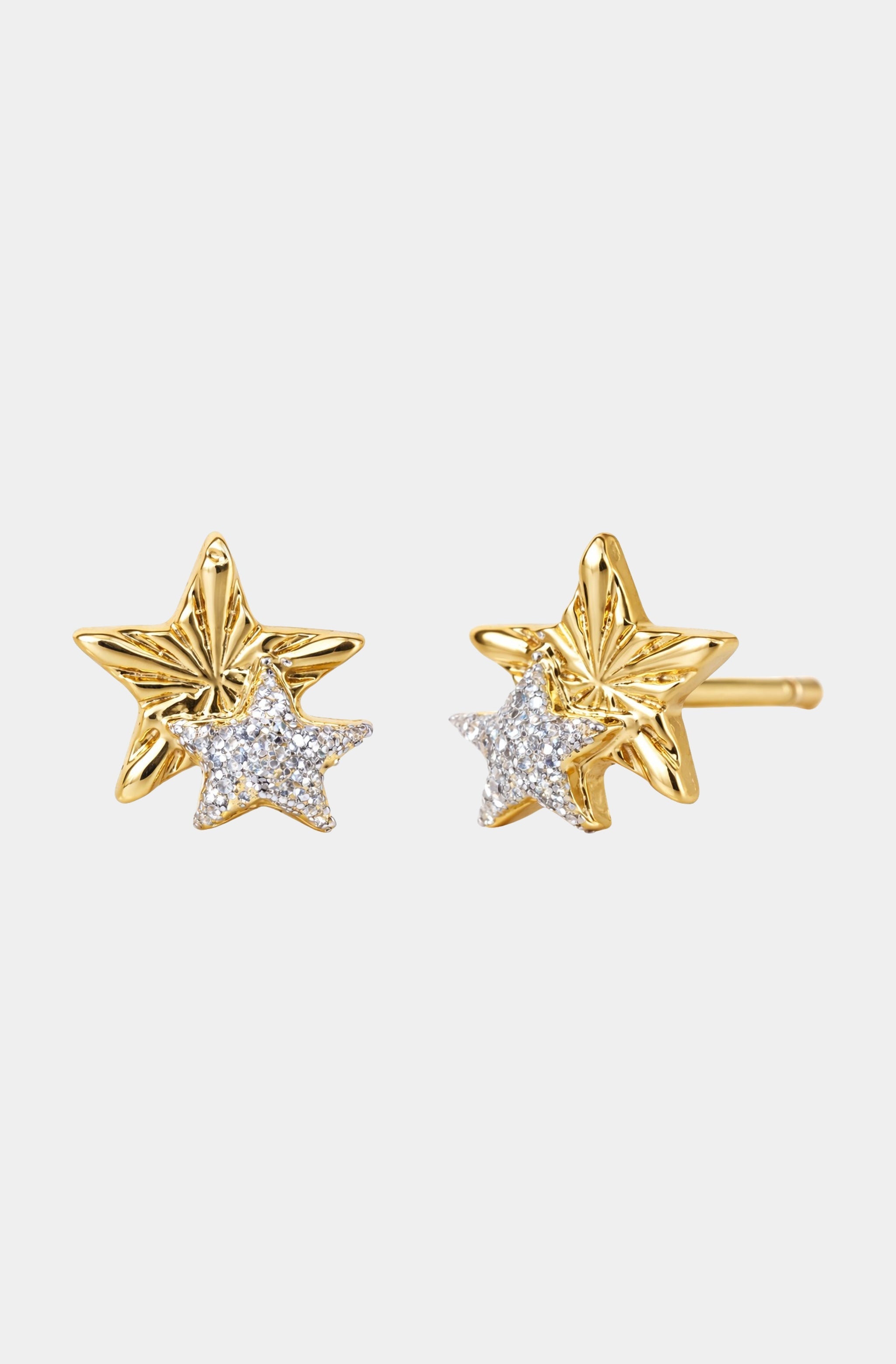 Starburst and Sparkle Star Studs