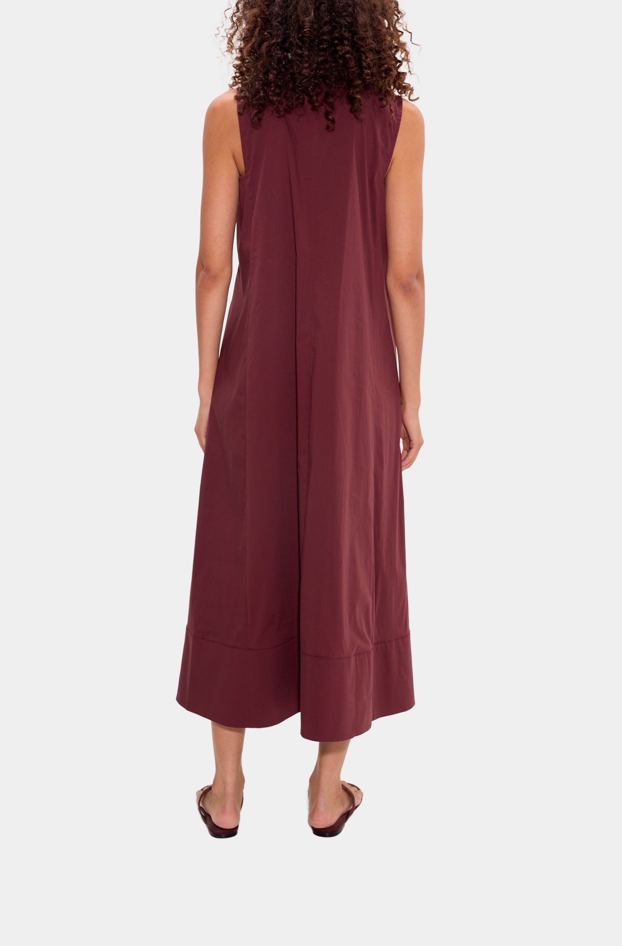 Mar Crochet Poplin Dress