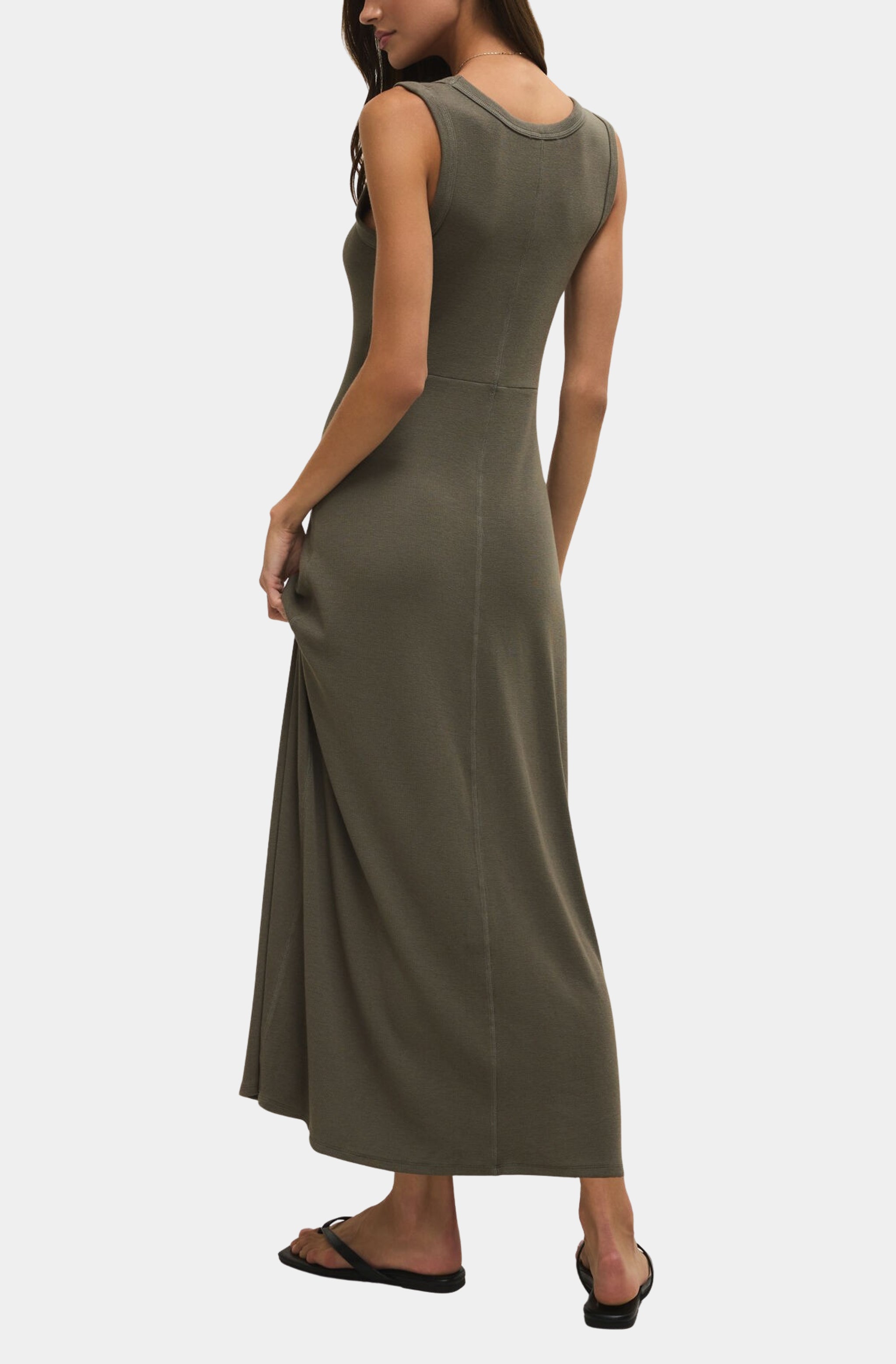 Linden Rib Midi Dress