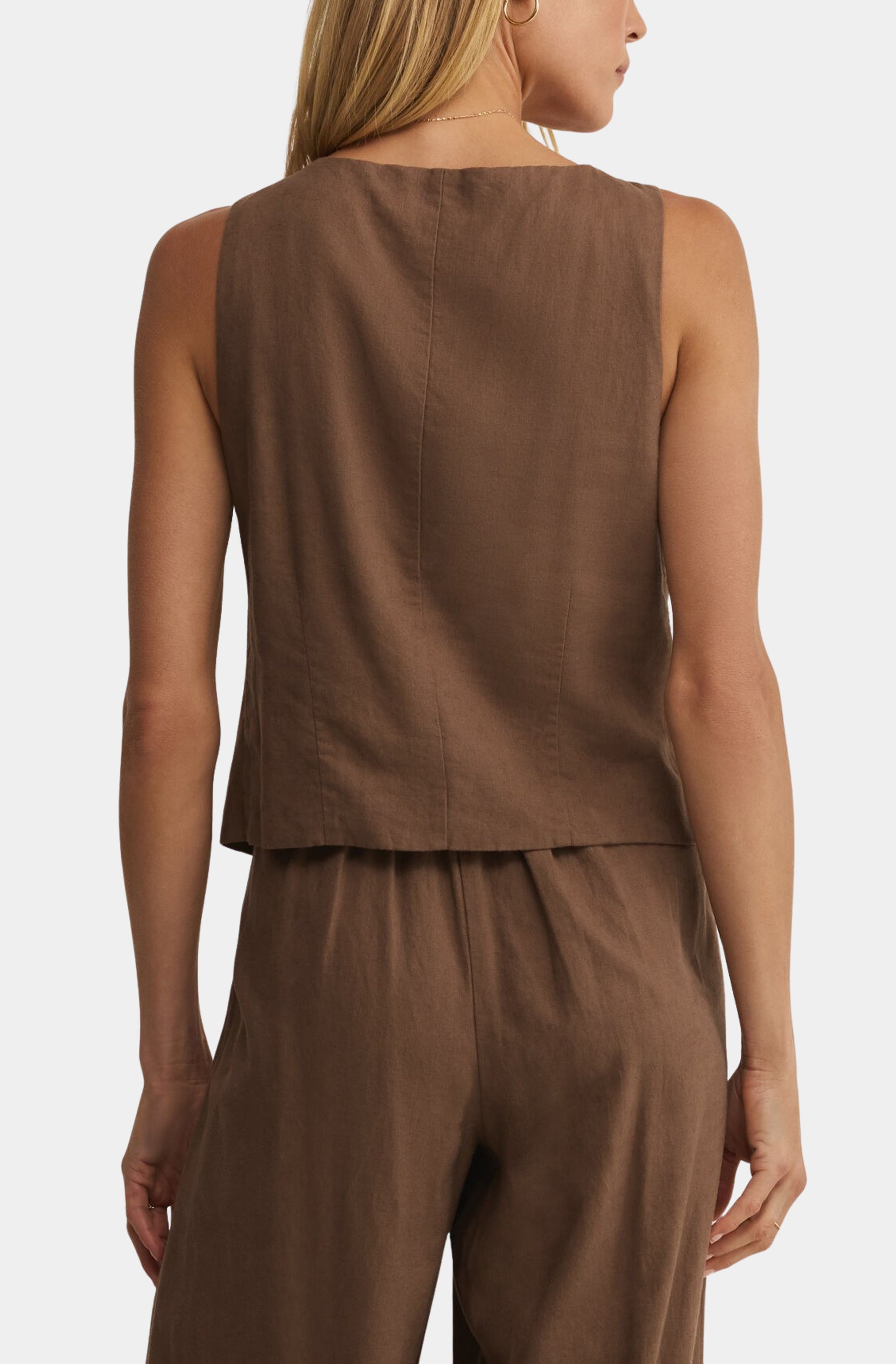 Roman Linen Vest