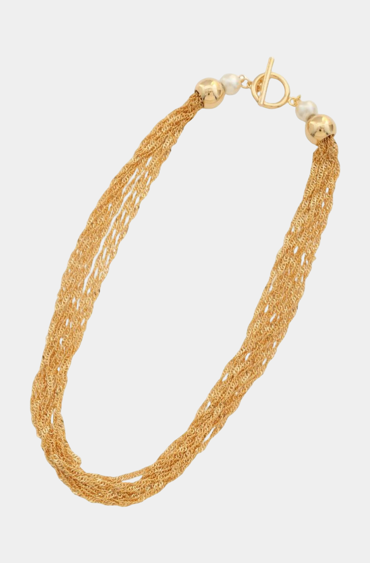 Marielle Necklace — Gold detail