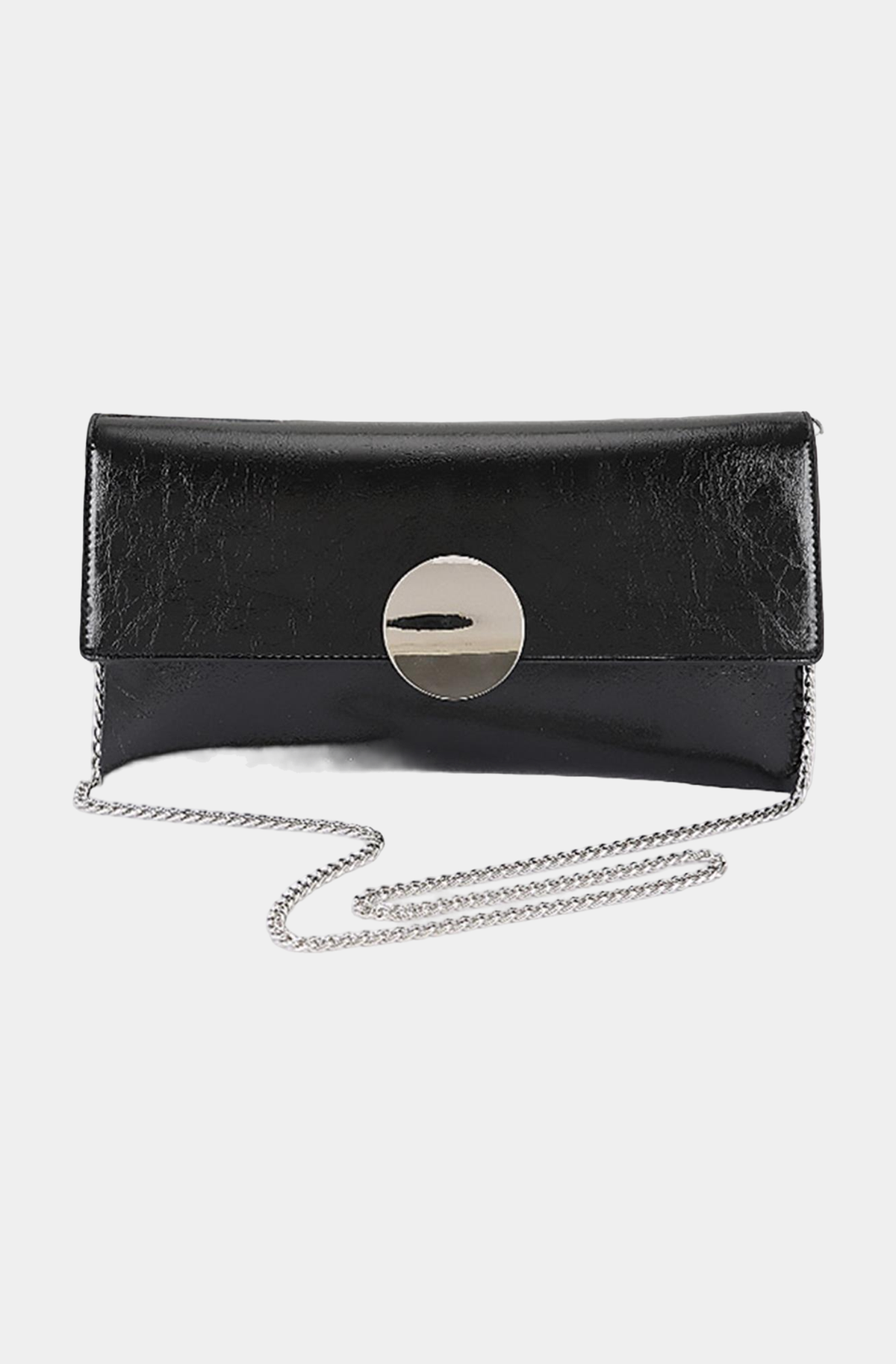 Solenne Clutch — Black