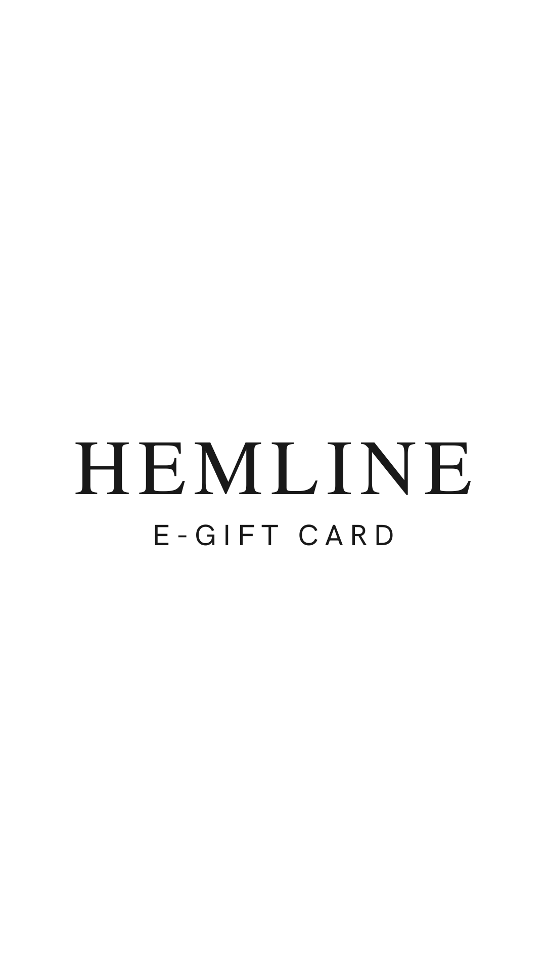 Hemline Magazine E-Gift Card