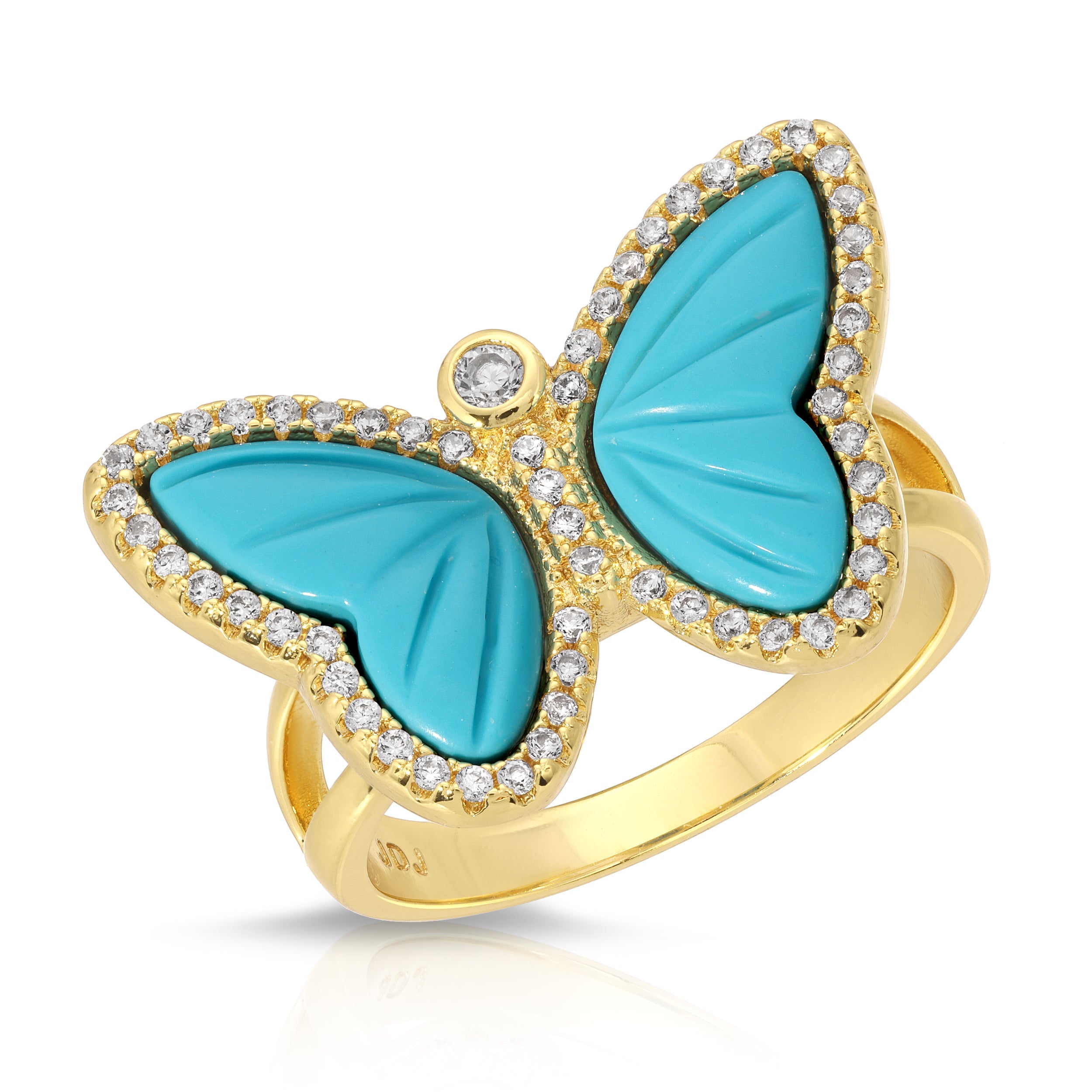 Allure Butterfly Ring - Turquoise